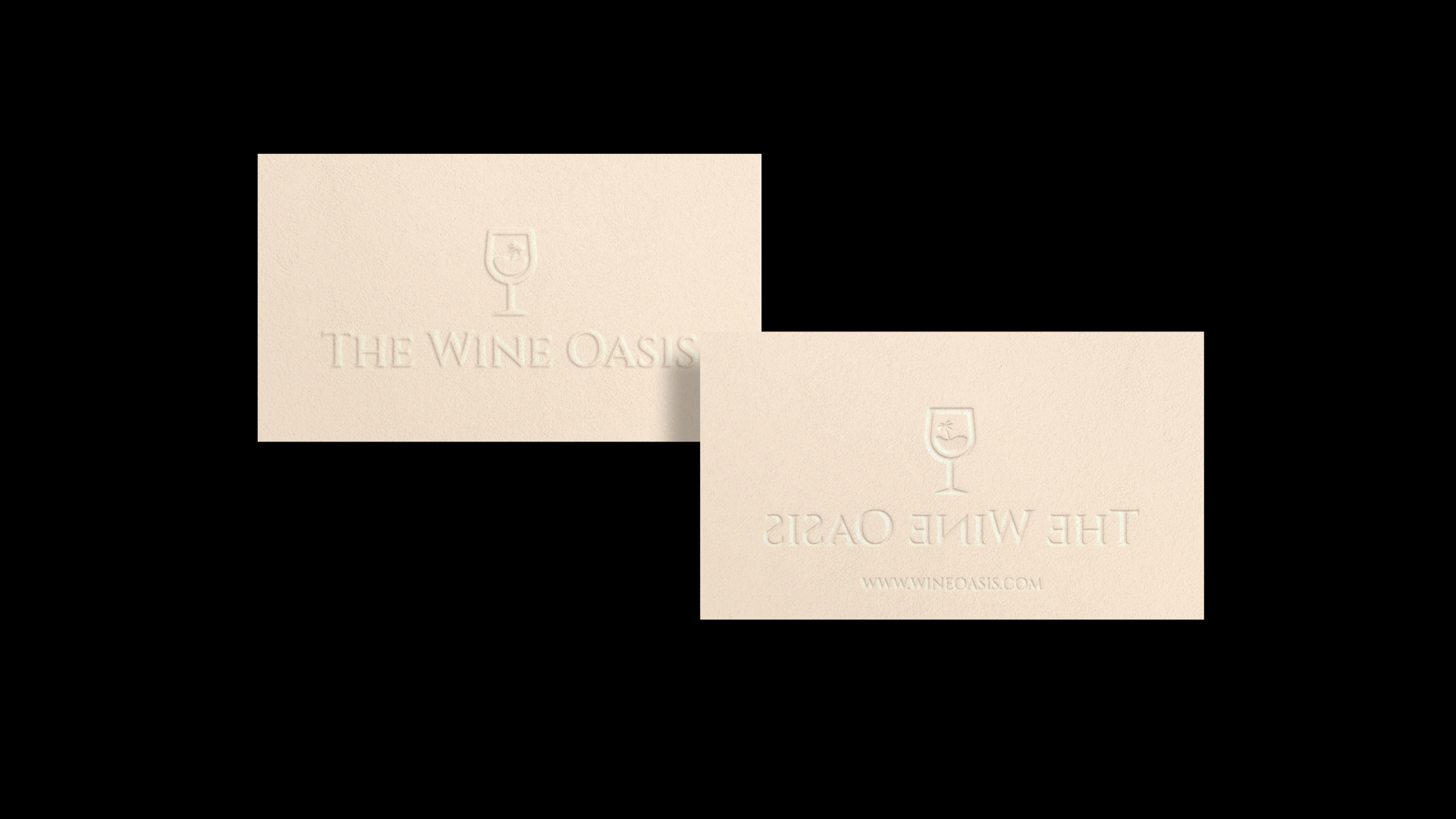 The Wine Oasis / logo / business card / menu design — Изображение №5 — Брендинг на Dprofile