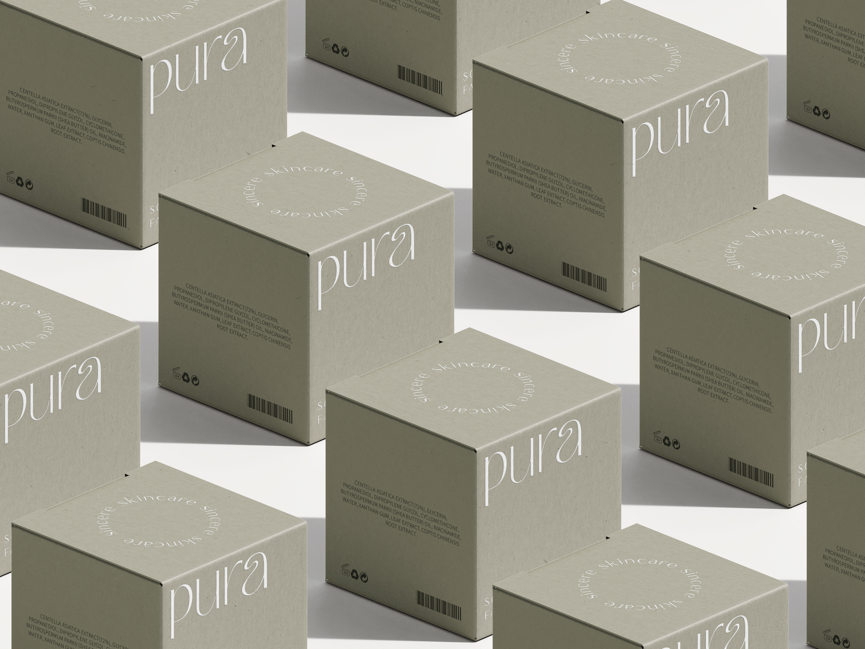 PURA | SKINCARE BRAND IDENTITY — Изображение №6 — Брендинг на Dprofile