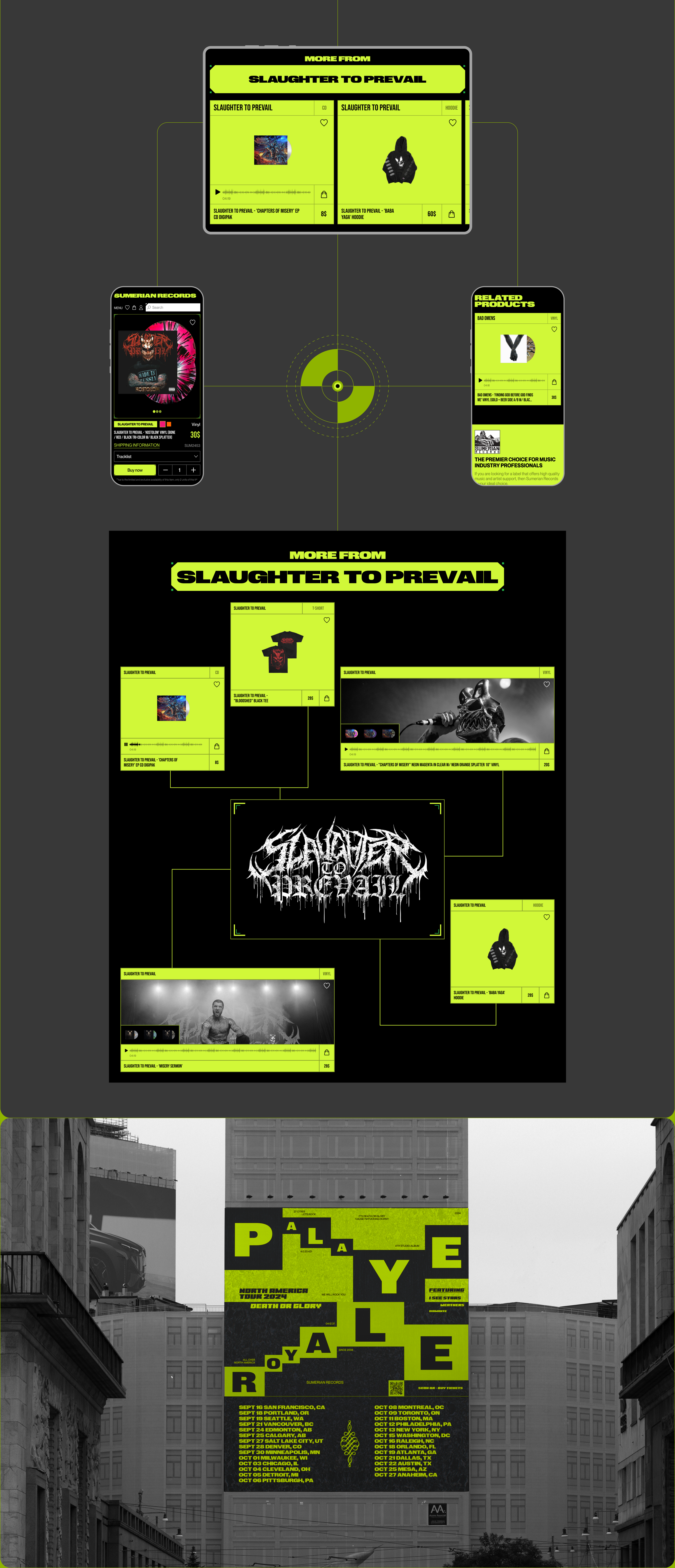 Sumerian Records | e-commerce — Изображение №5 — Интерфейсы на Dprofile