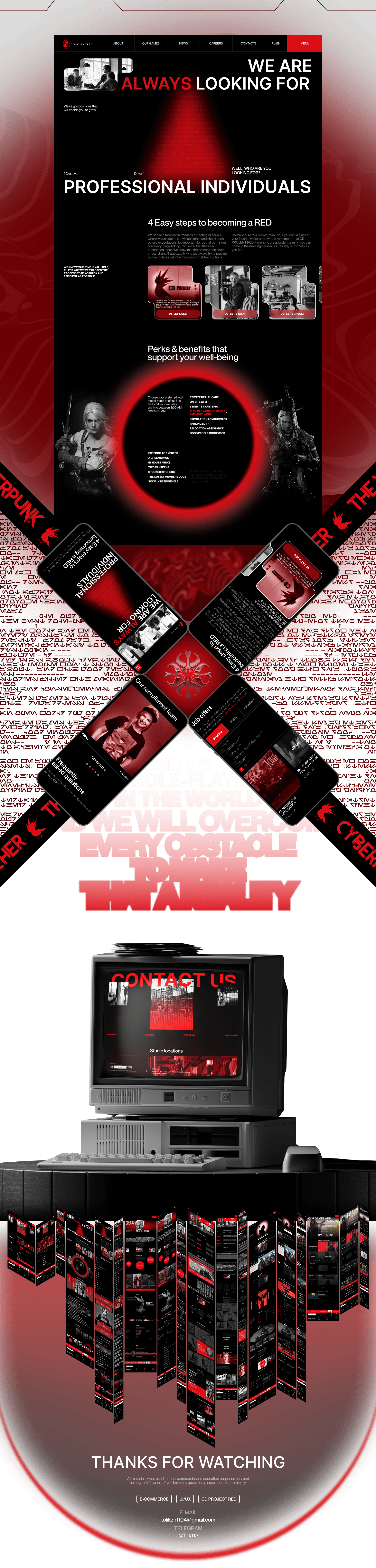 CD PROJECT RED | Corporate Website — Изображение №11 — Интерфейсы на Dprofile