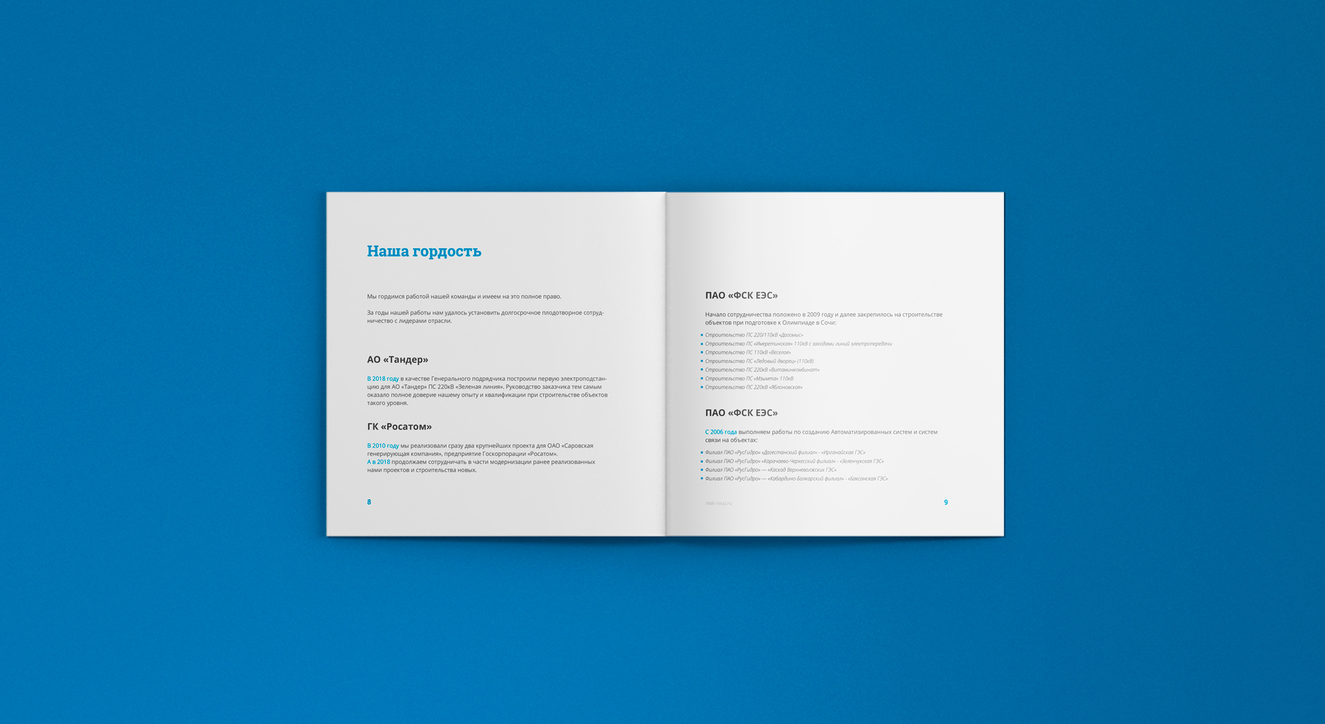 Брошюра «Ритек-Союз» — Изображение №5 — Графика на Dprofile