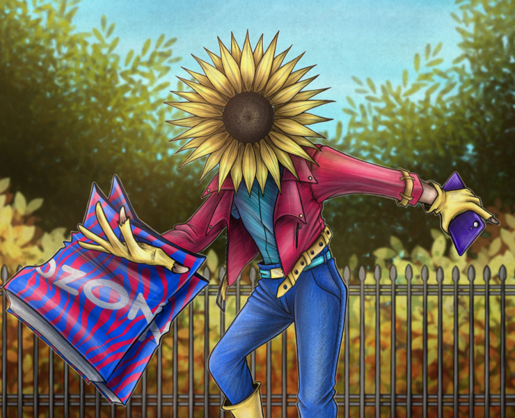 Иллюстрация для конкурса Ozon Ballon (2023) — Иллюстрация на Dprofile