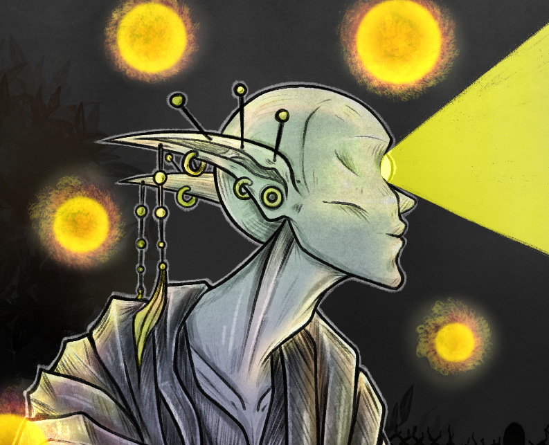 Крадущий краски жизни — Иллюстрация, Графика на Dprofile