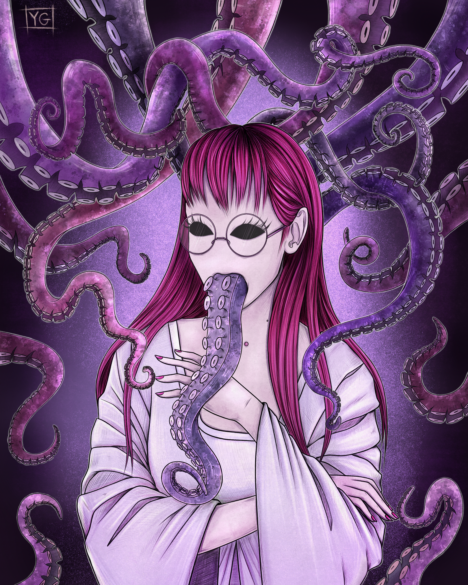 Octopus Girl — Изображение №1 — Иллюстрация, Графика на Dprofile
