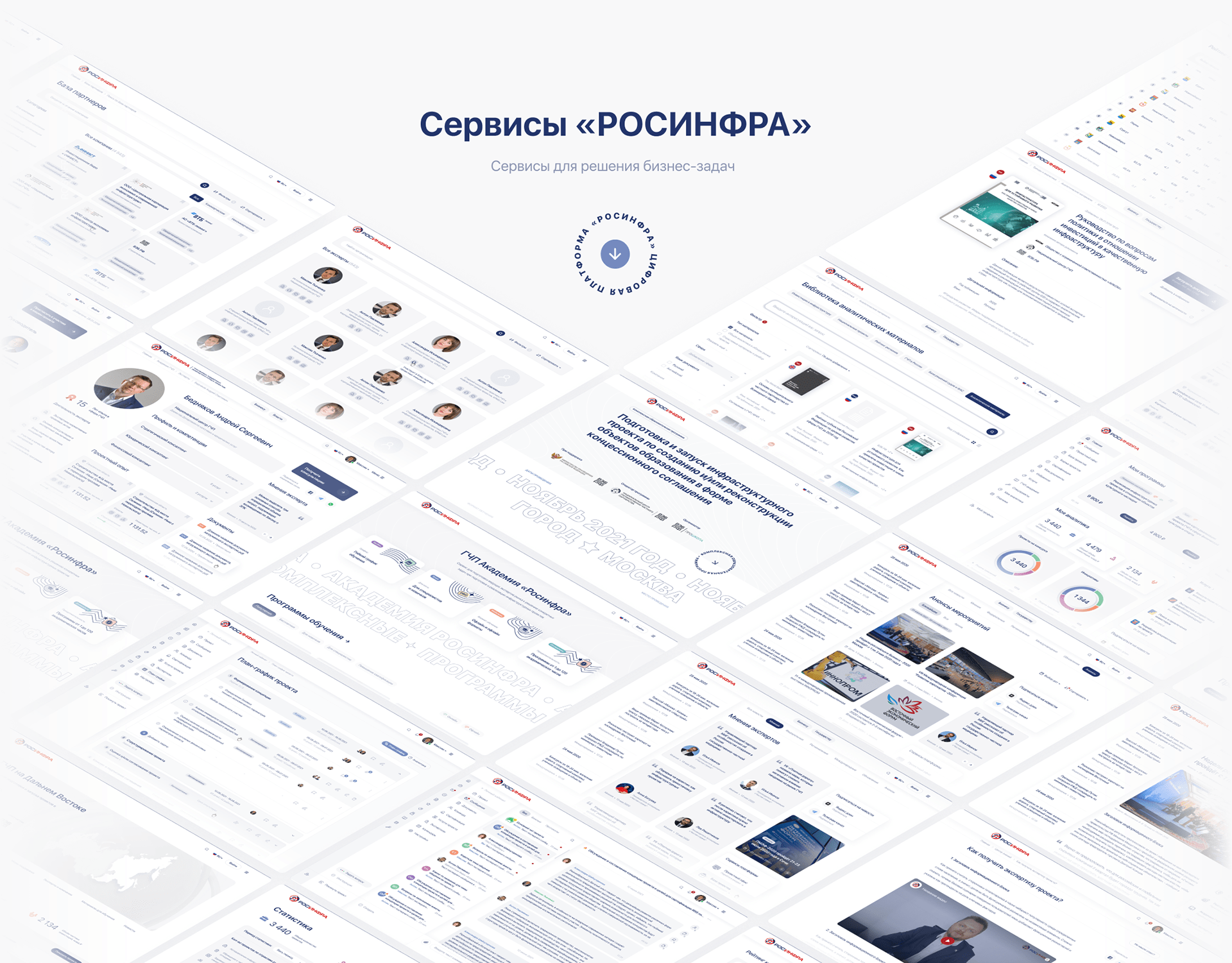 Платформа «РОСИНФРА» — Изображение №8 — Интерфейсы, Брендинг, Графика на Dprofile