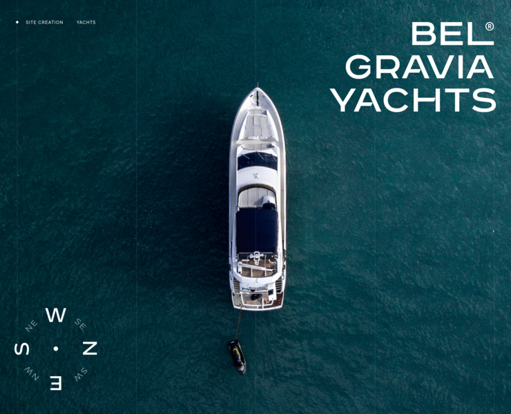 Belgravia Yachts — Интерфейсы, Брендинг, Графика на Dprofile
