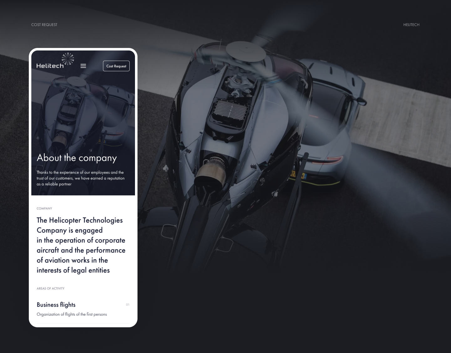 Helitech Rent — Изображение №5 — Интерфейсы, Графика на Dprofile