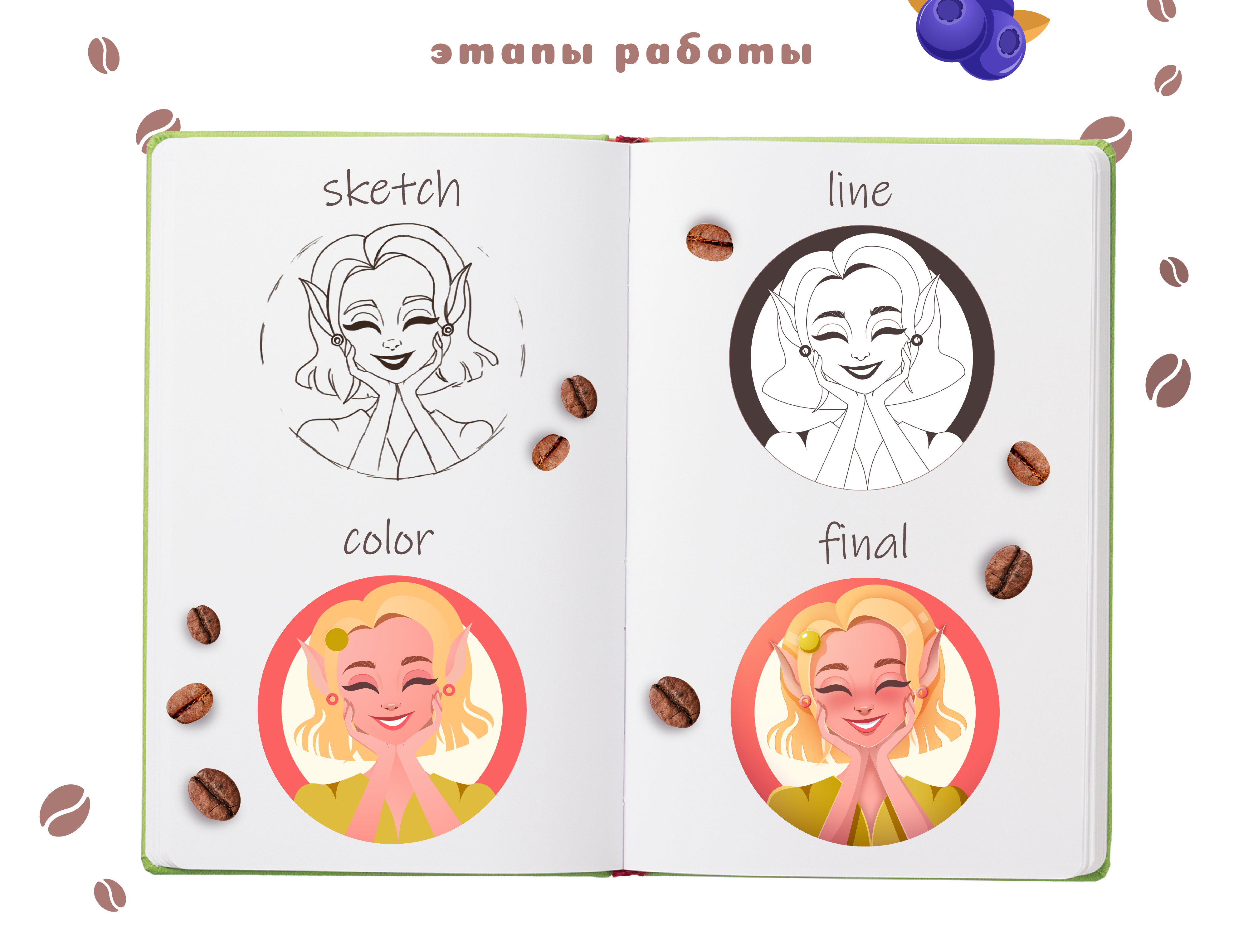 Ice Cofee. Упаковка. Холодный кофе Elforia — Изображение №3 — Иллюстрация на Dprofile