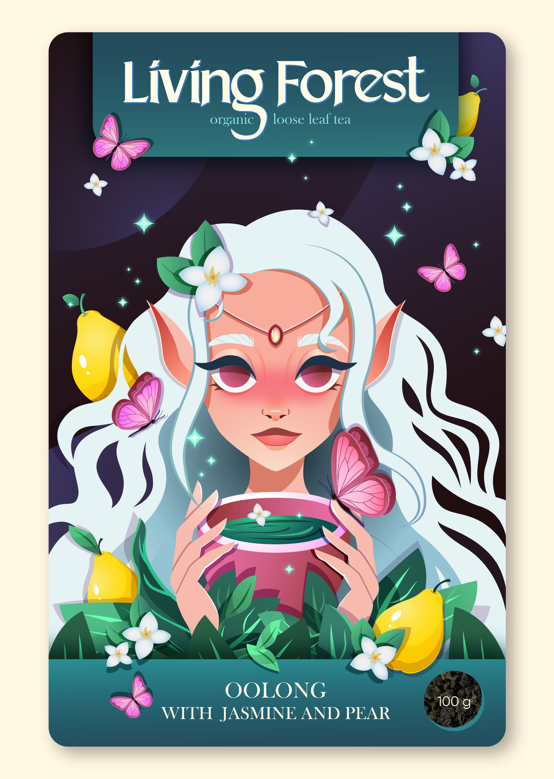 Tea Packaging Living Forest — Изображение №8 — Брендинг, Иллюстрация на Dprofile