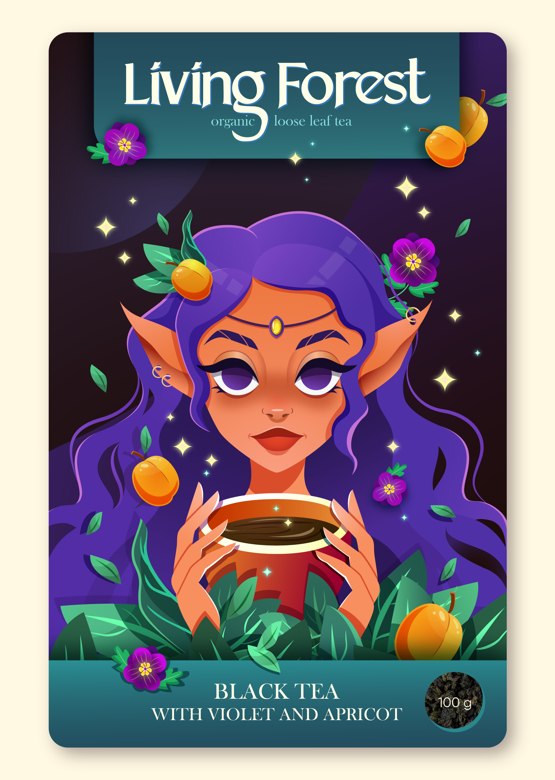 Tea Packaging Living Forest — Изображение №9 — Брендинг, Иллюстрация на Dprofile