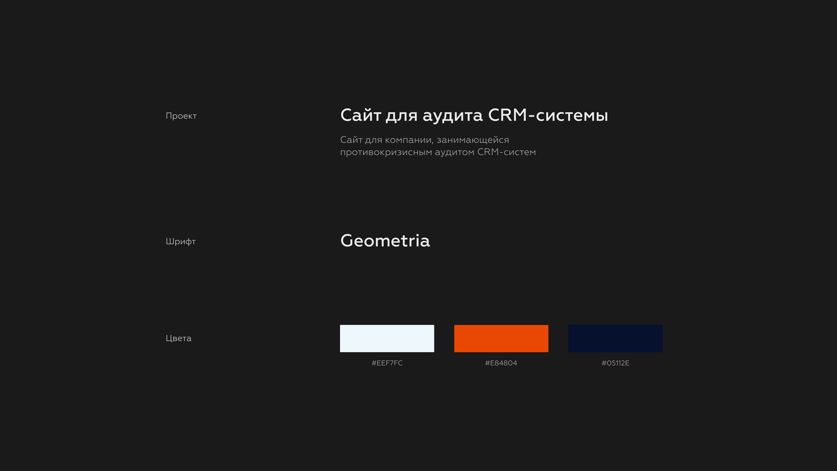 Сайт для аудита CRM-системы — Изображение №3 — Интерфейсы на Dprofile