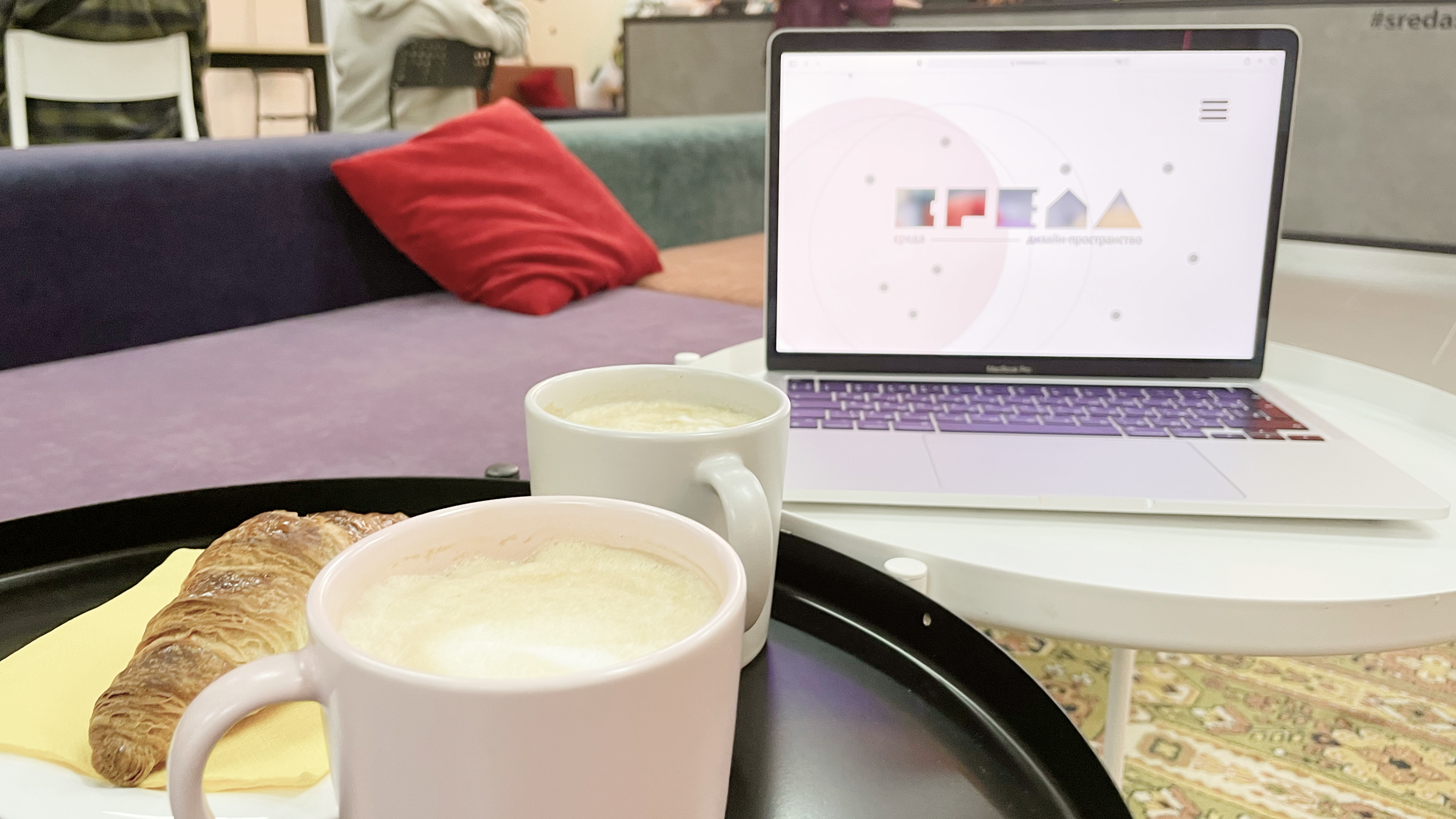 Сайт дизайн-пространства Среда — Изображение №1 — Интерфейсы на Dprofile