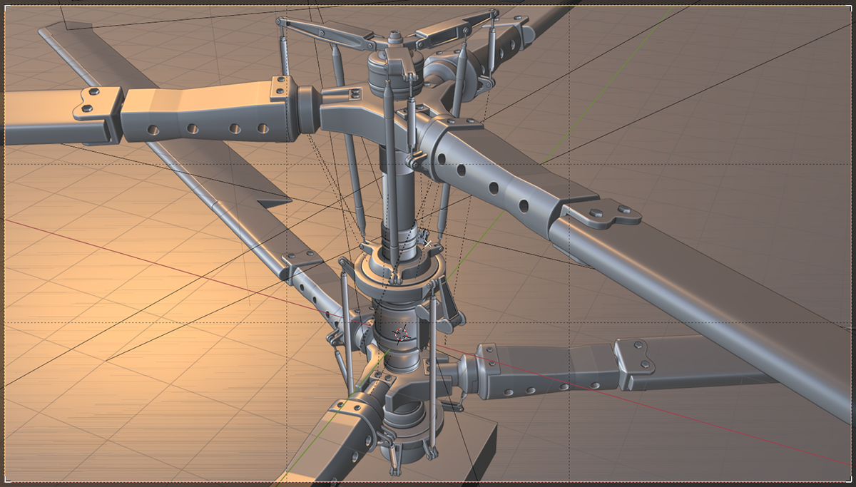 Coaxial rotor-type helicopter — Изображение №2 — 3D, Анимация, Промдизайн на Dprofile