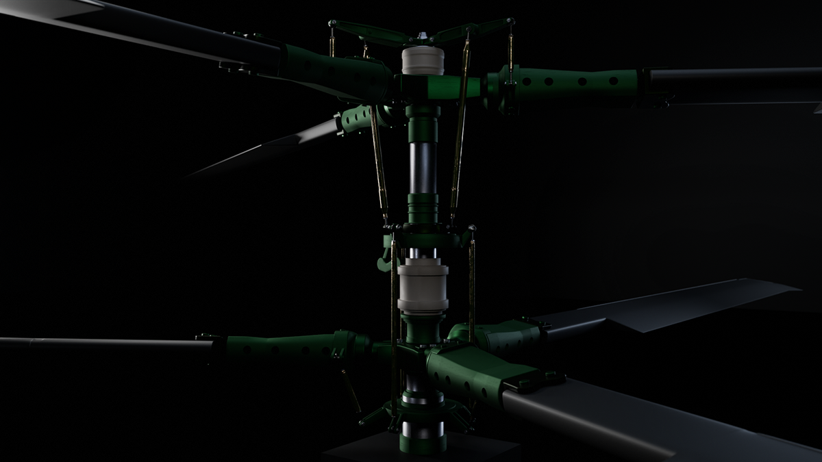 Coaxial rotor-type helicopter — Изображение №1 — 3D, Анимация, Промдизайн на Dprofile