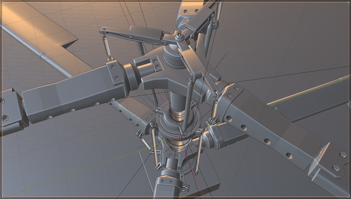 Coaxial rotor-type helicopter — Изображение №3 — 3D, Анимация, Промдизайн на Dprofile