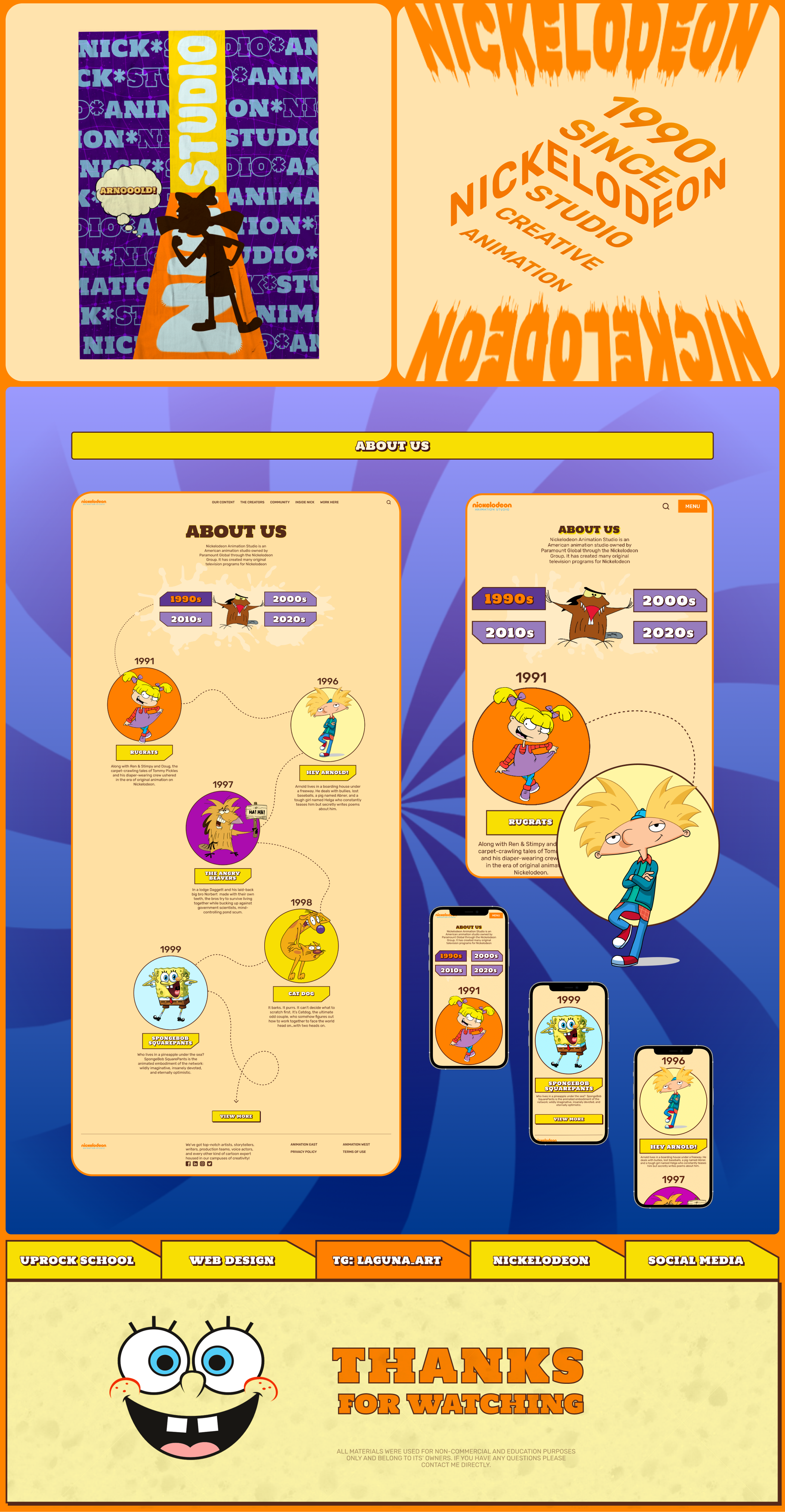 Nick Animation Studio | Corporate Website Redesign — Изображение №9 — Интерфейсы, Иллюстрация на Dprofile