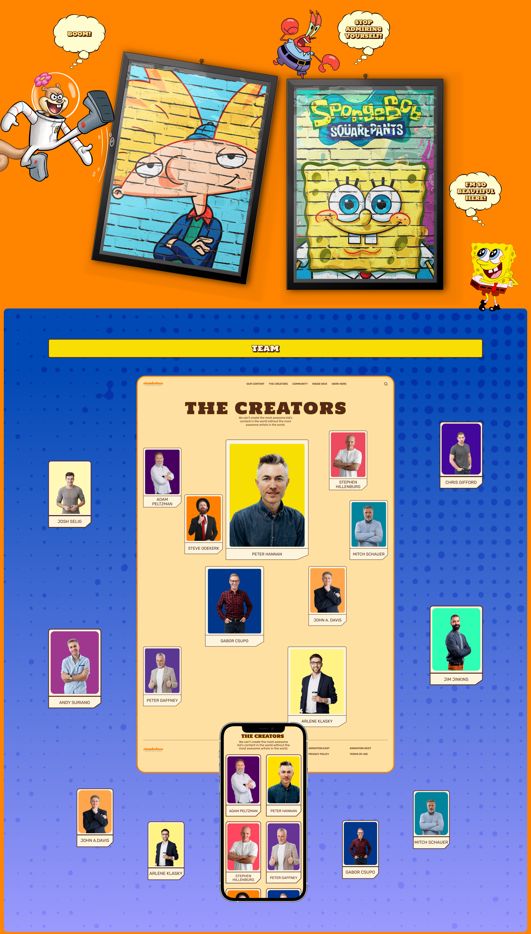 Nick Animation Studio | Corporate Website Redesign — Изображение №7 — Интерфейсы, Иллюстрация на Dprofile