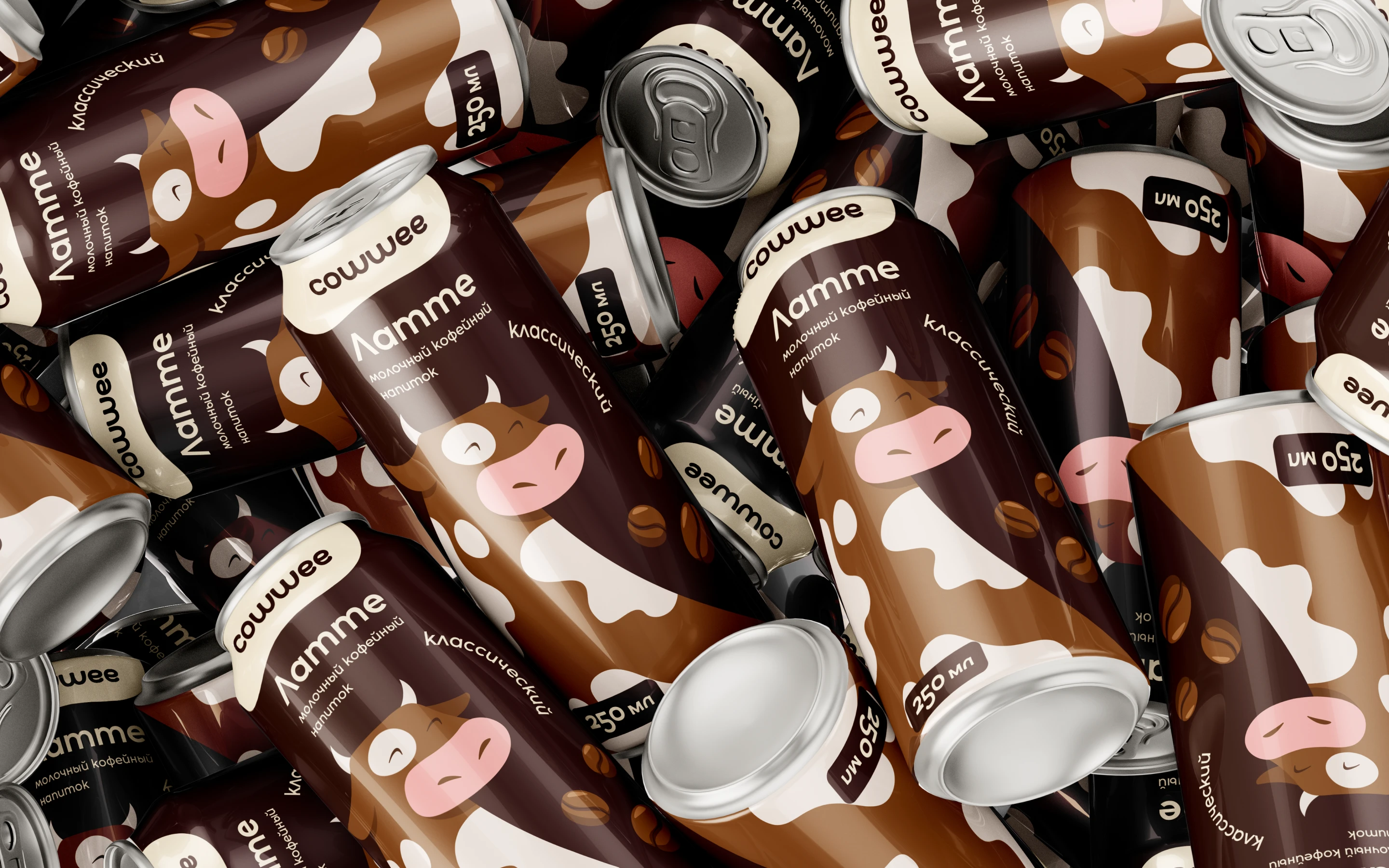 COWWEE | Упаковка для кофе | Логотип и фирменный стиль — Изображение №9 — Брендинг, Иллюстрация на Dprofile