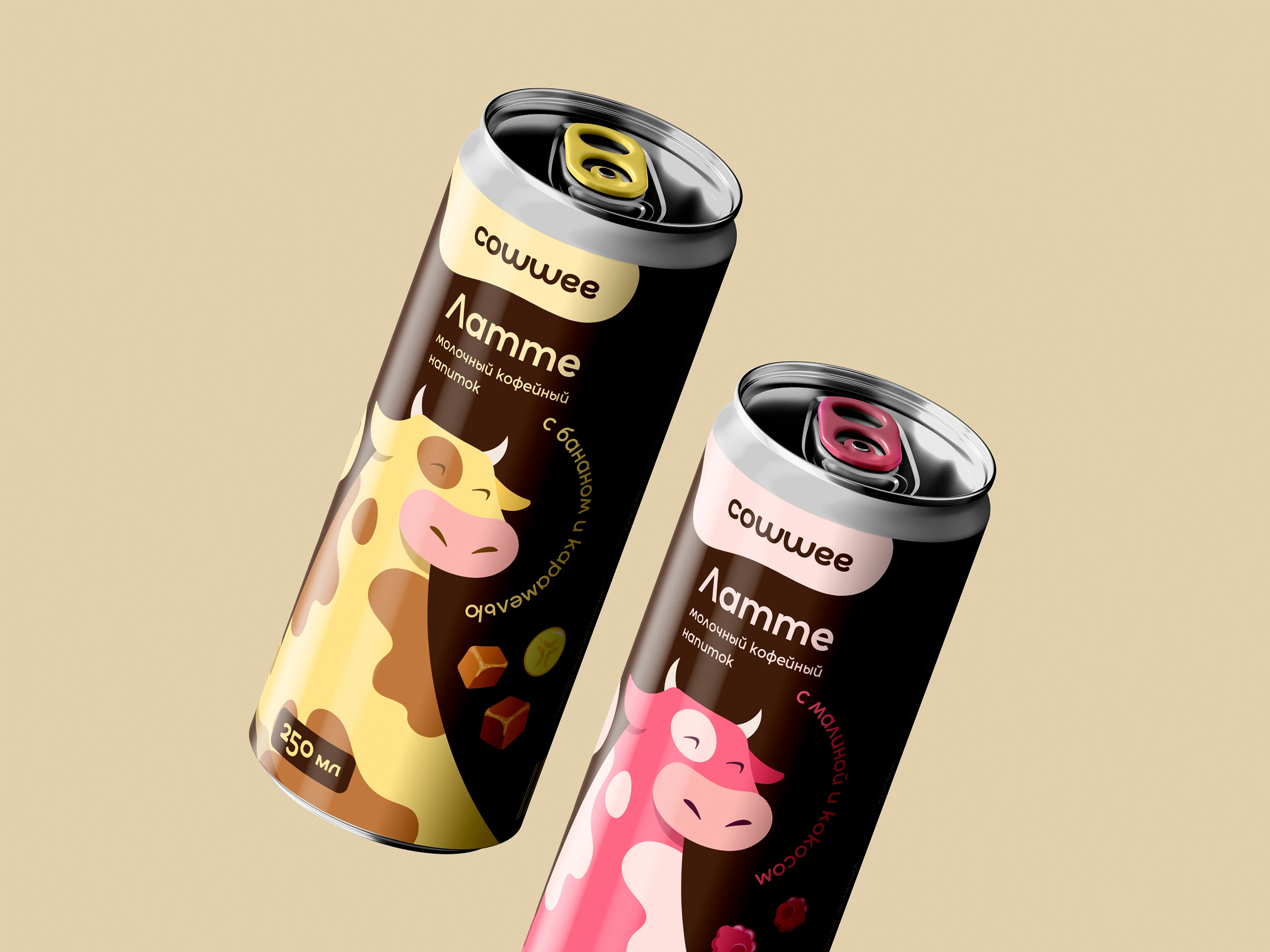 COWWEE | Упаковка для кофе | Логотип и фирменный стиль — Изображение №17 — Брендинг, Иллюстрация на Dprofile