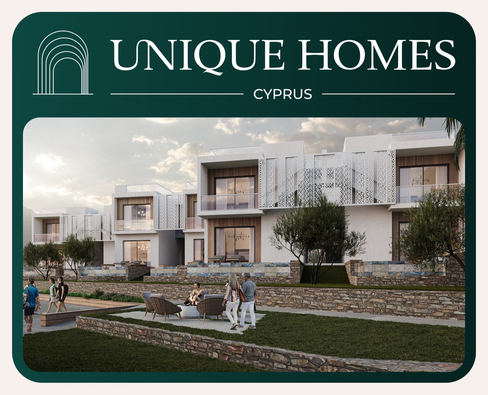 Unique Homes Cyprus — online real estate catalog — Интерфейсы на Dprofile