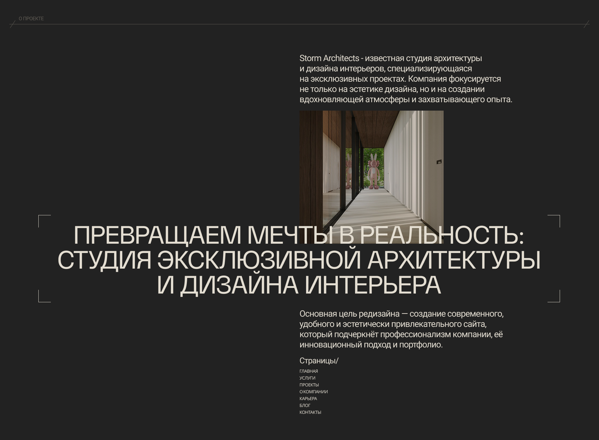 Студия архитектуры и дизайна Storm Architects — Изображение №2 — Интерфейсы, Брендинг на Dprofile