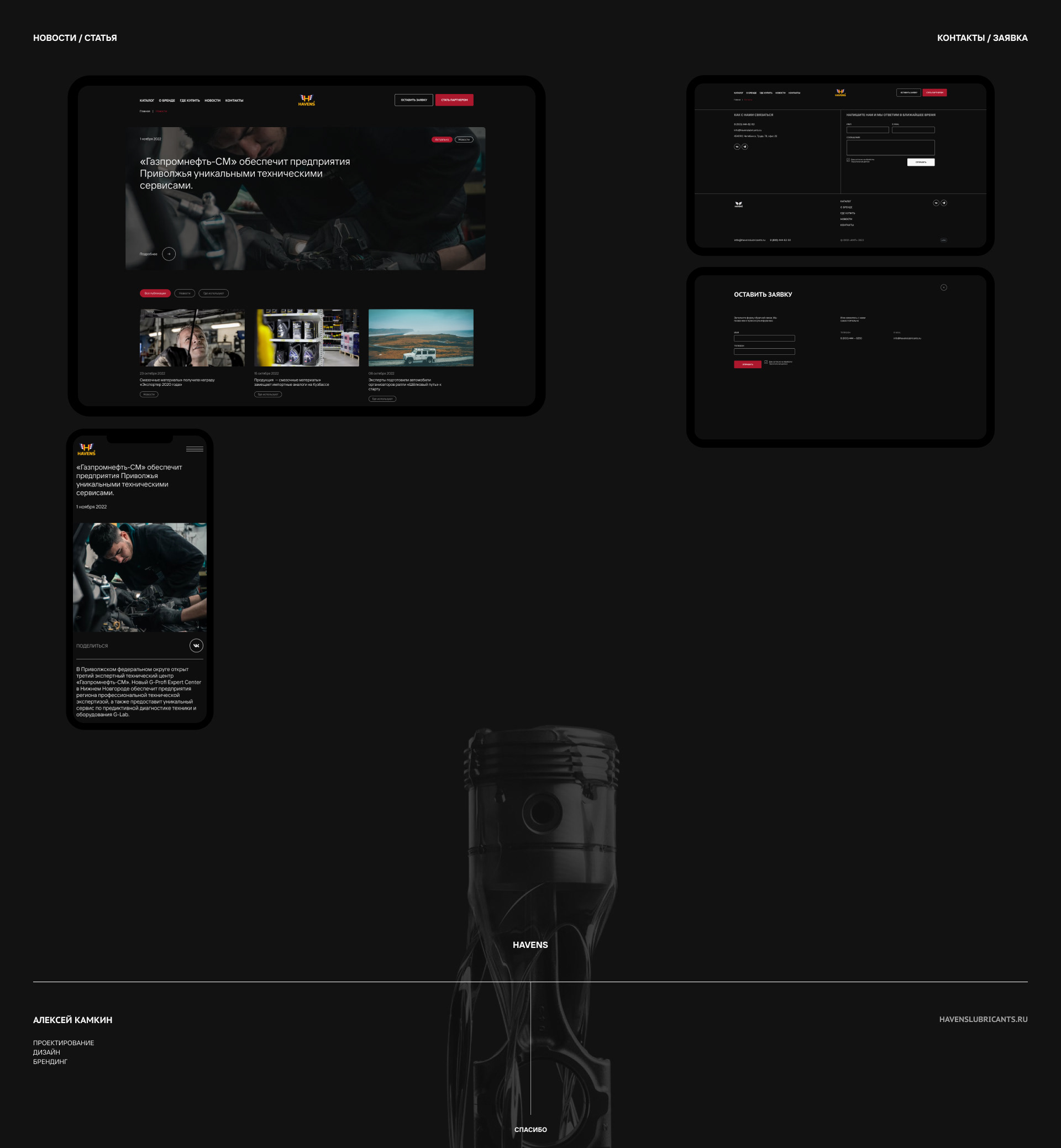 Havens — Изображение №10 — Интерфейсы, Брендинг на Dprofile