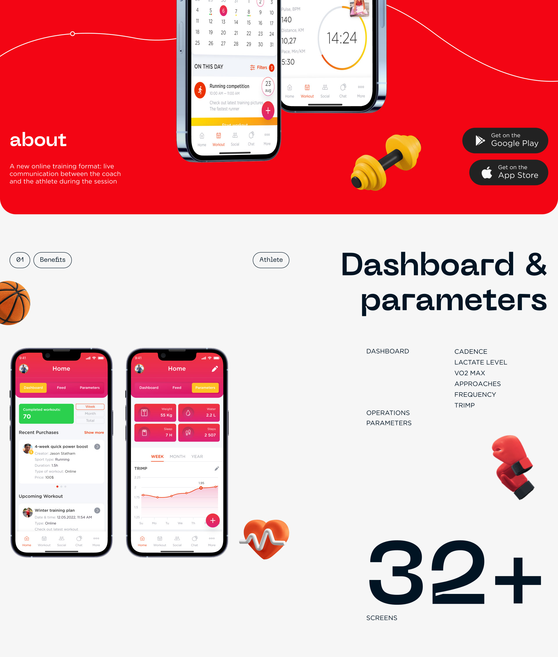 Trainet World. Всемирная тренировочная платформа — Изображение №1 — Интерфейсы, Анимация на Dprofile