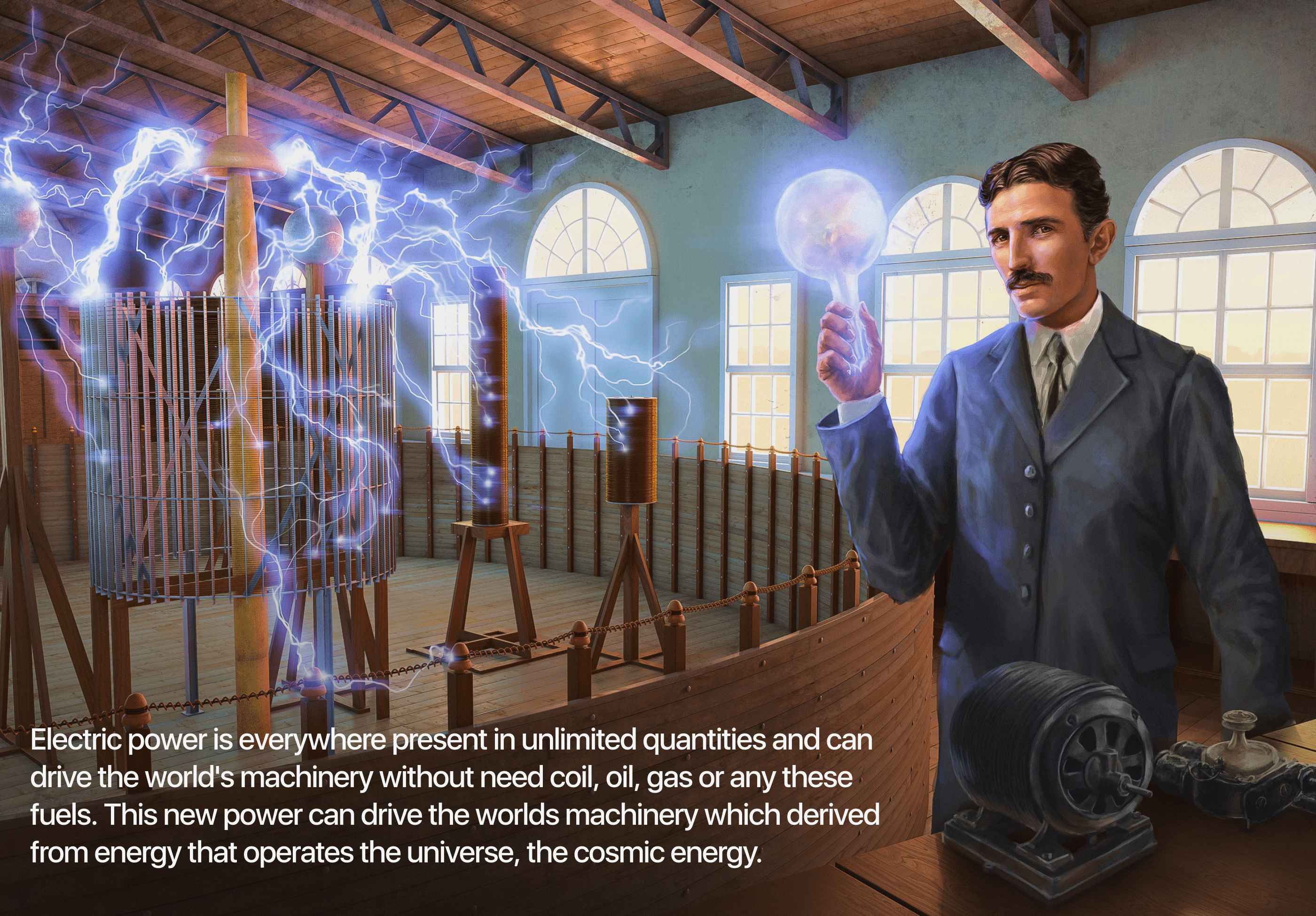 Никола Тесла. Повелитель молний — Изображение №2 — Интерфейсы, Анимация на Dprofile
