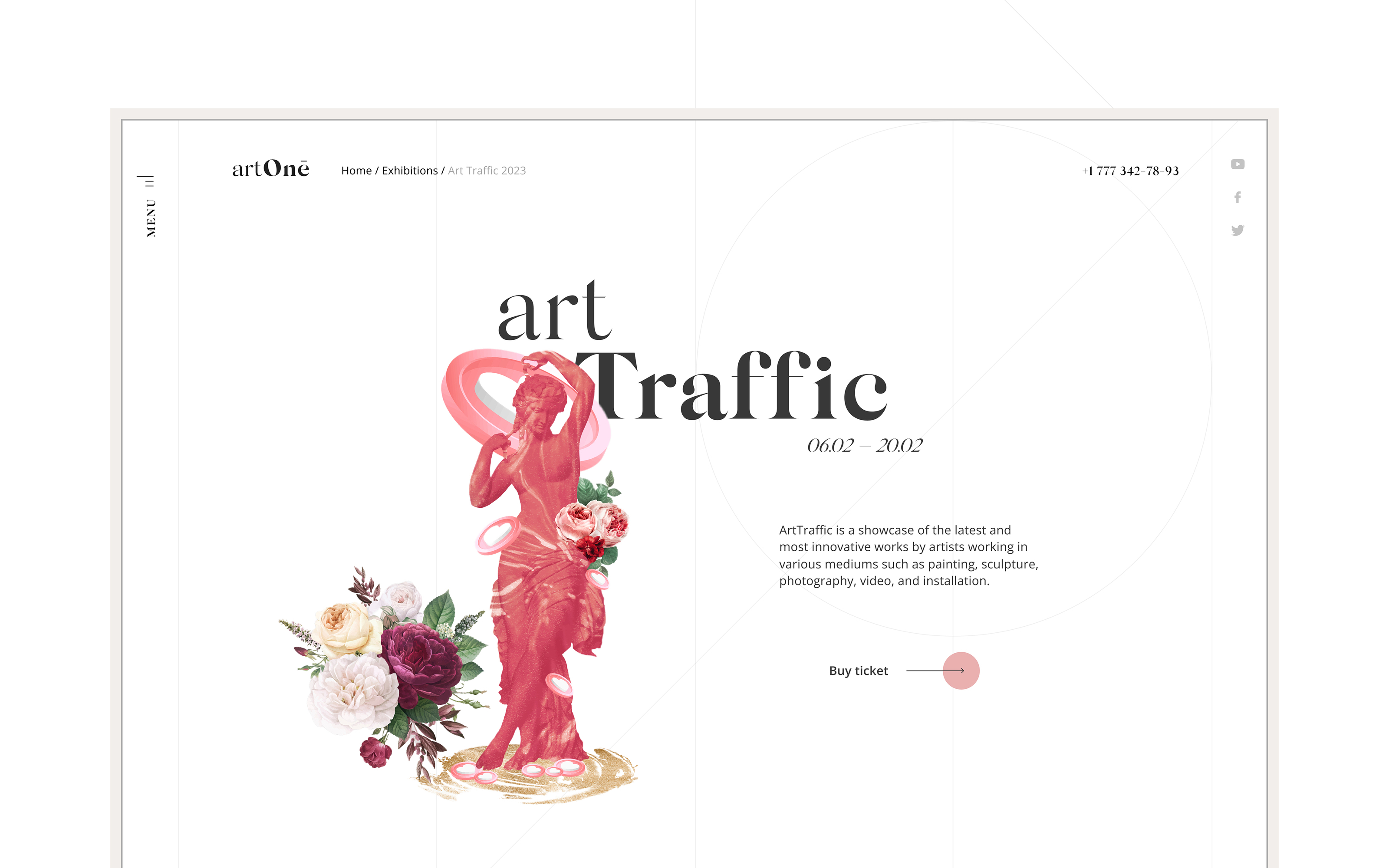 ArtOne — Сайт для музея современного искусства — Изображение №20 — Интерфейсы на Dprofile