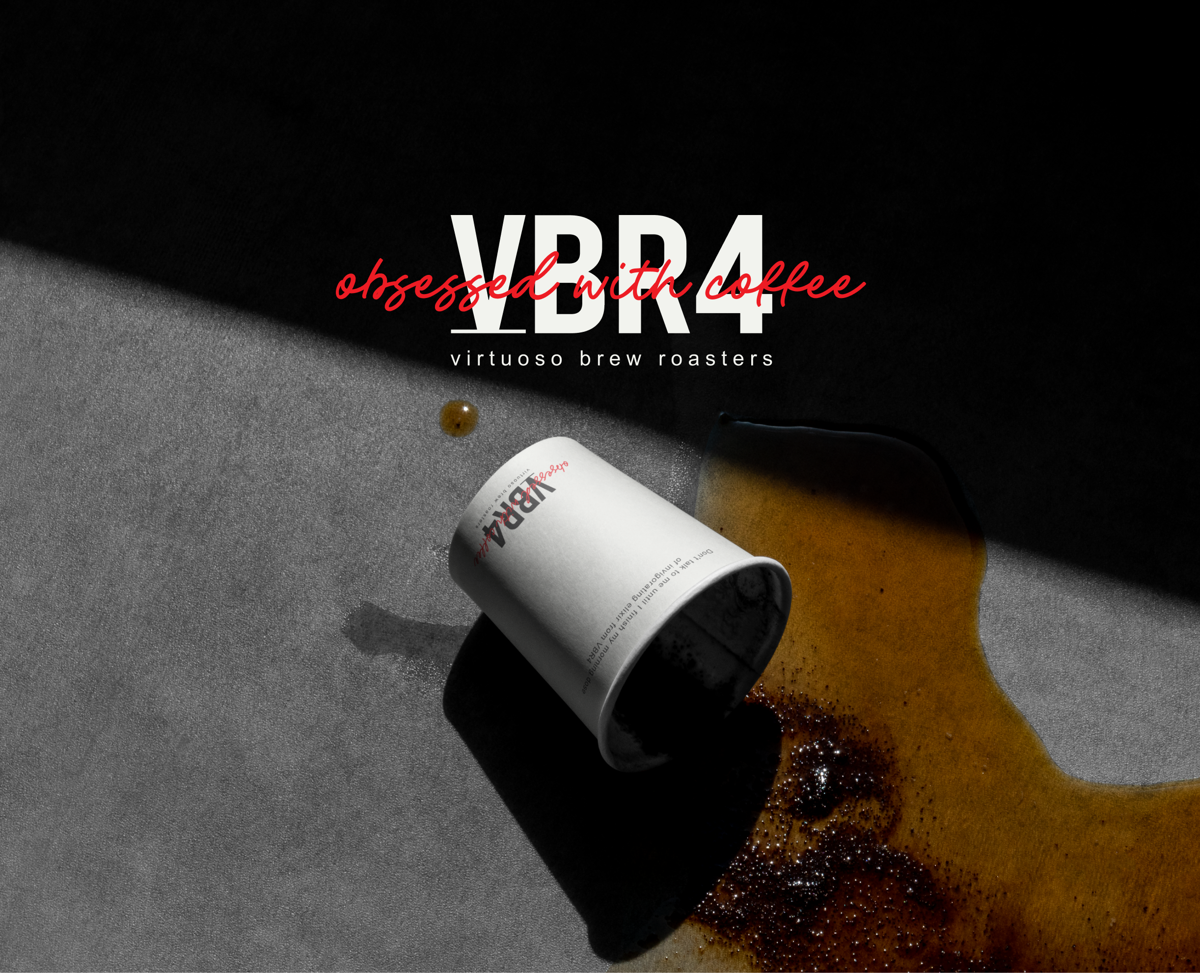 [VBR4] логотип/айдентика кофейни — Брендинг на Dprofile