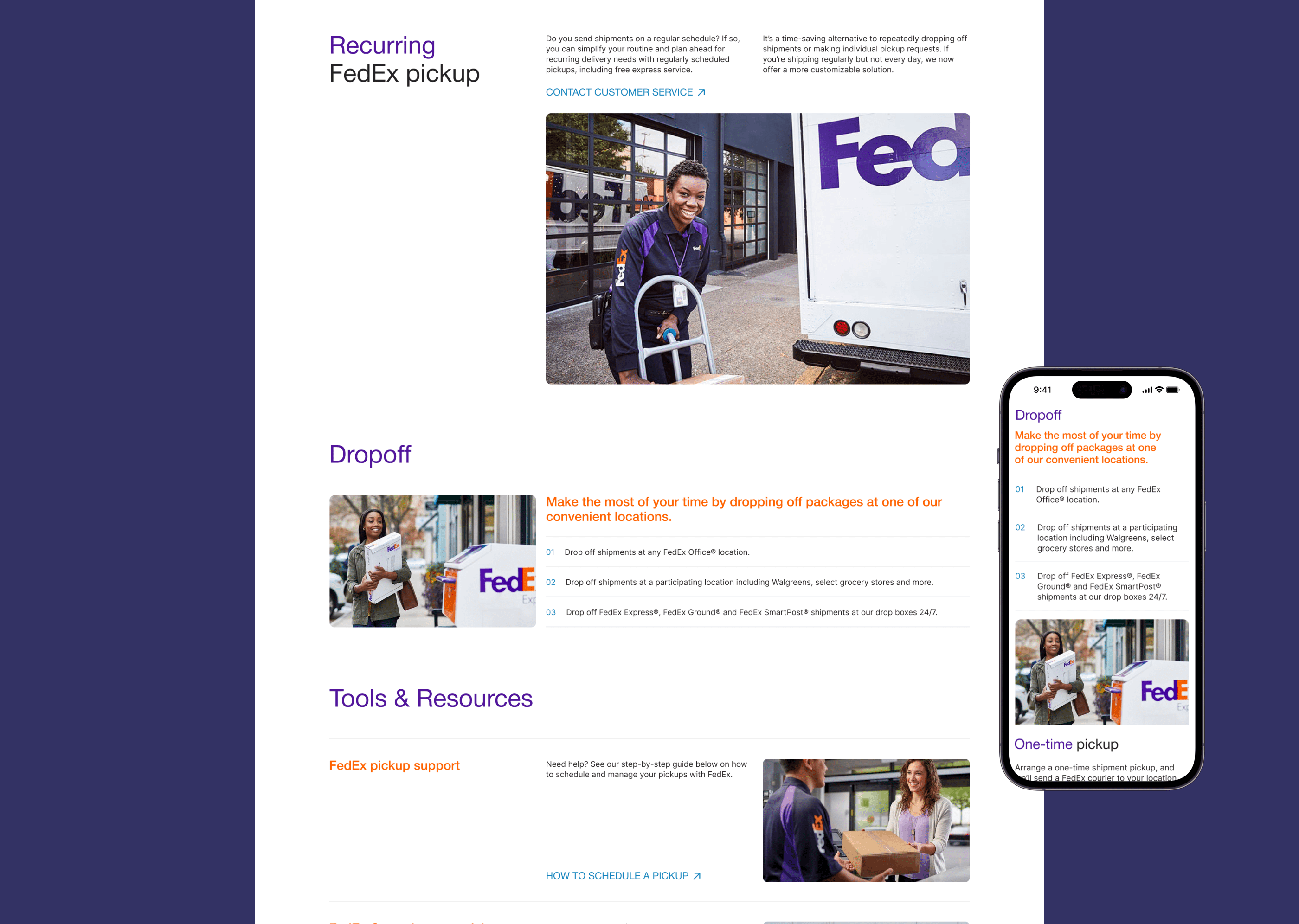 Fedex | corporate website redesign — Изображение №11 — Интерфейсы на Dprofile