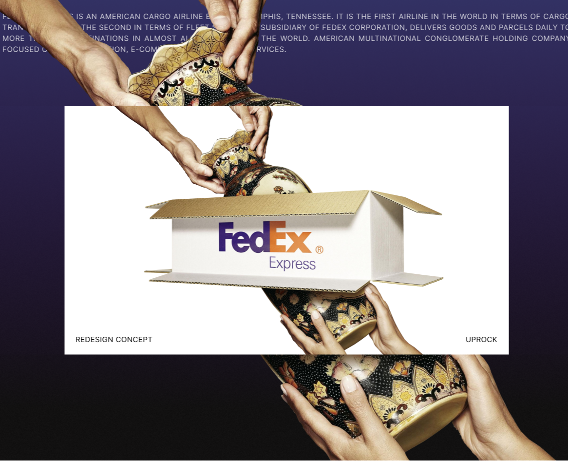 Fedex | corporate website redesign — Интерфейсы на Dprofile