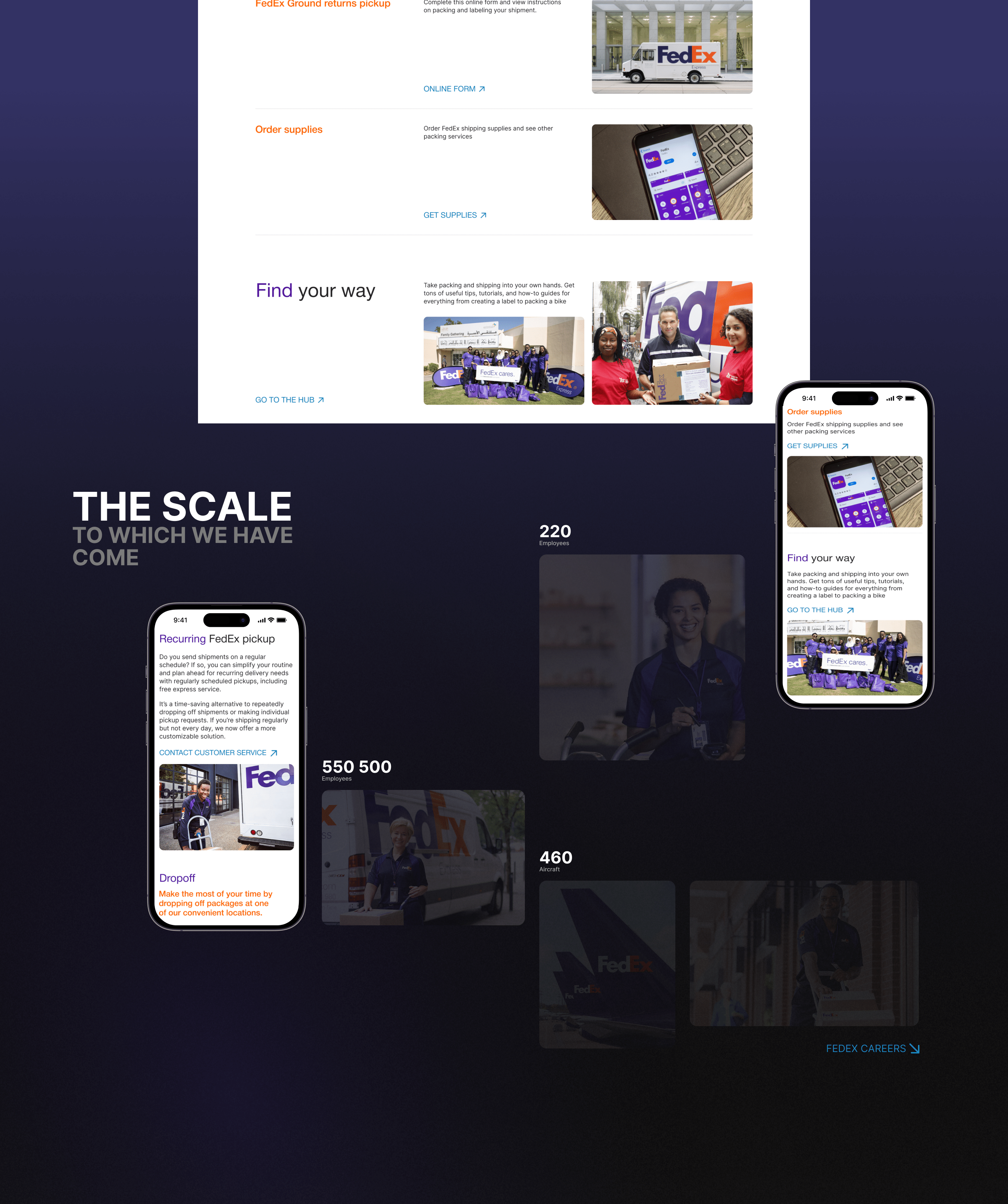 Fedex | corporate website redesign — Изображение №12 — Интерфейсы на Dprofile