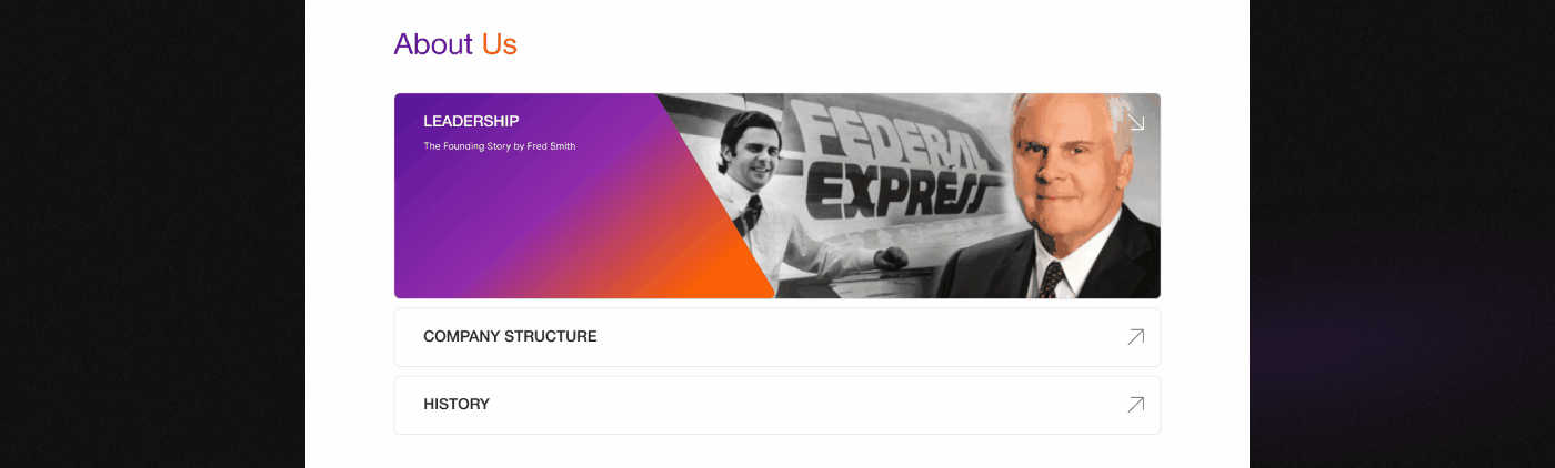Fedex | corporate website redesign — Изображение №5 — Интерфейсы на Dprofile