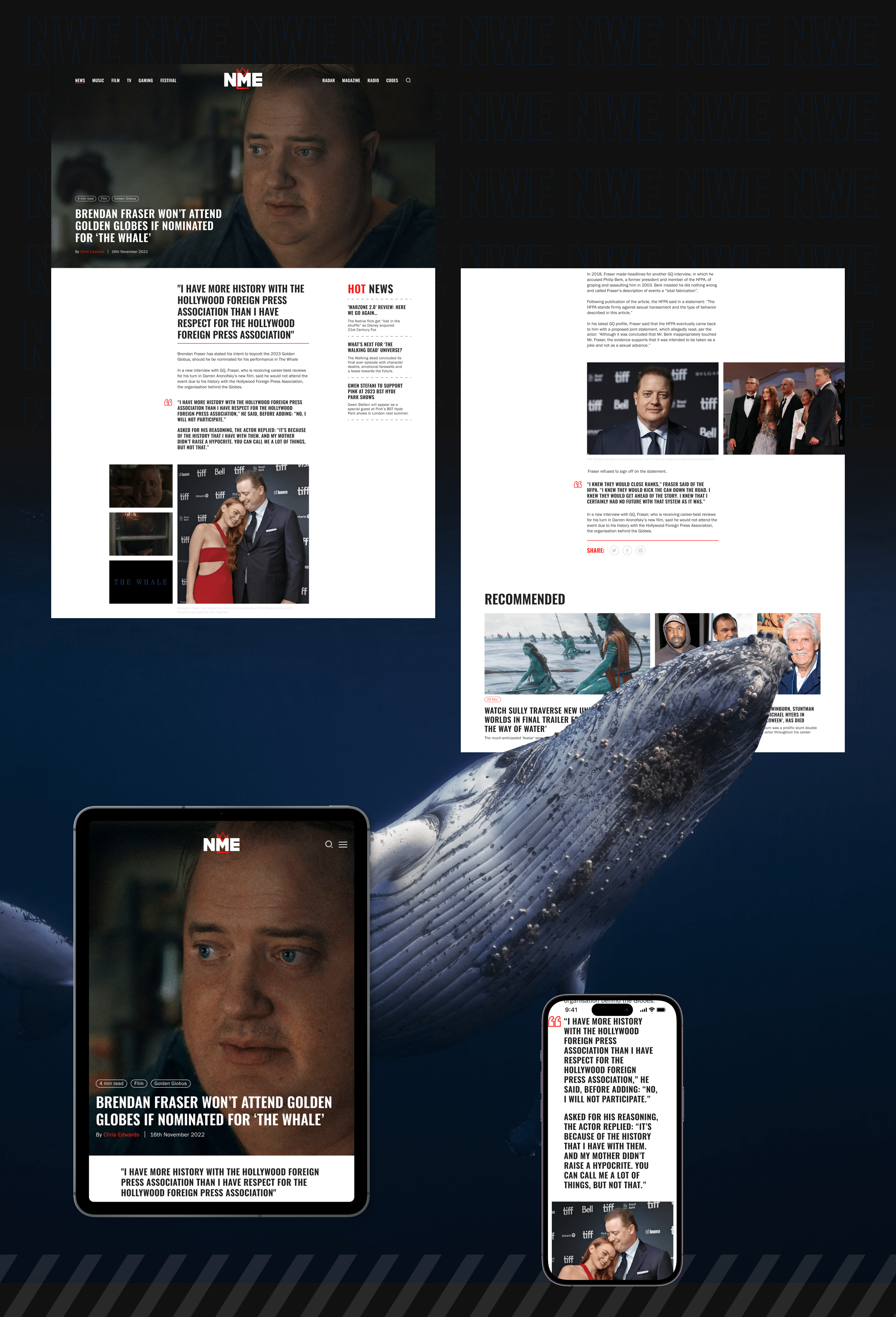 NME / News Magazine — Изображение №6 — Интерфейсы, Брендинг на Dprofile