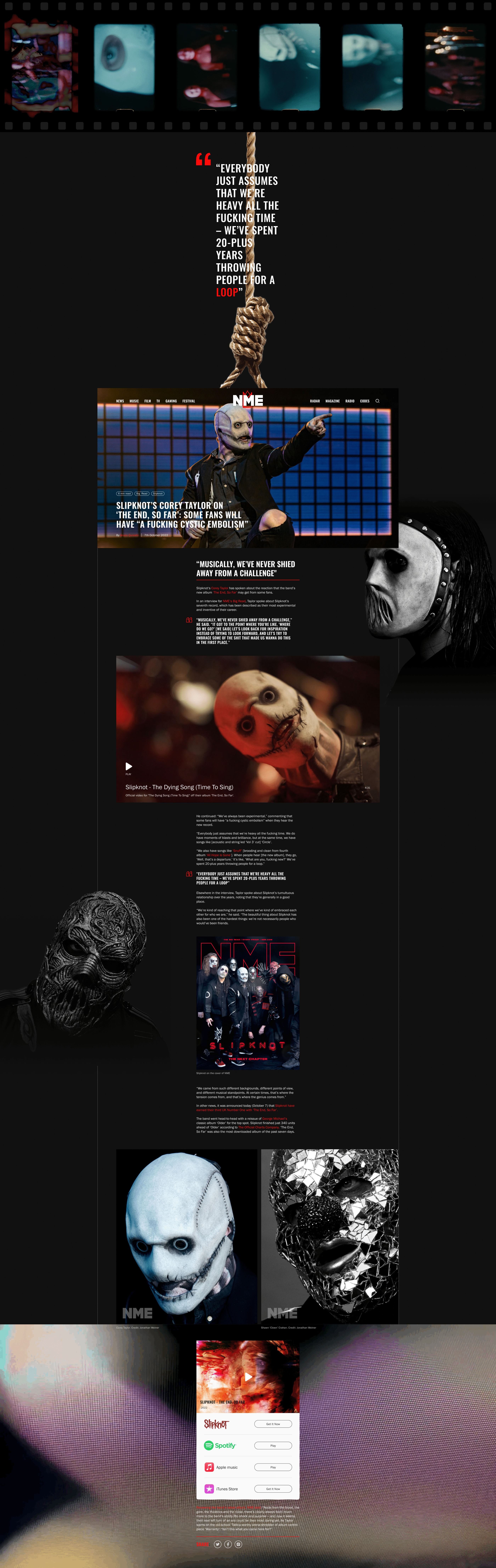 NME / News Magazine — Изображение №8 — Интерфейсы, Брендинг на Dprofile