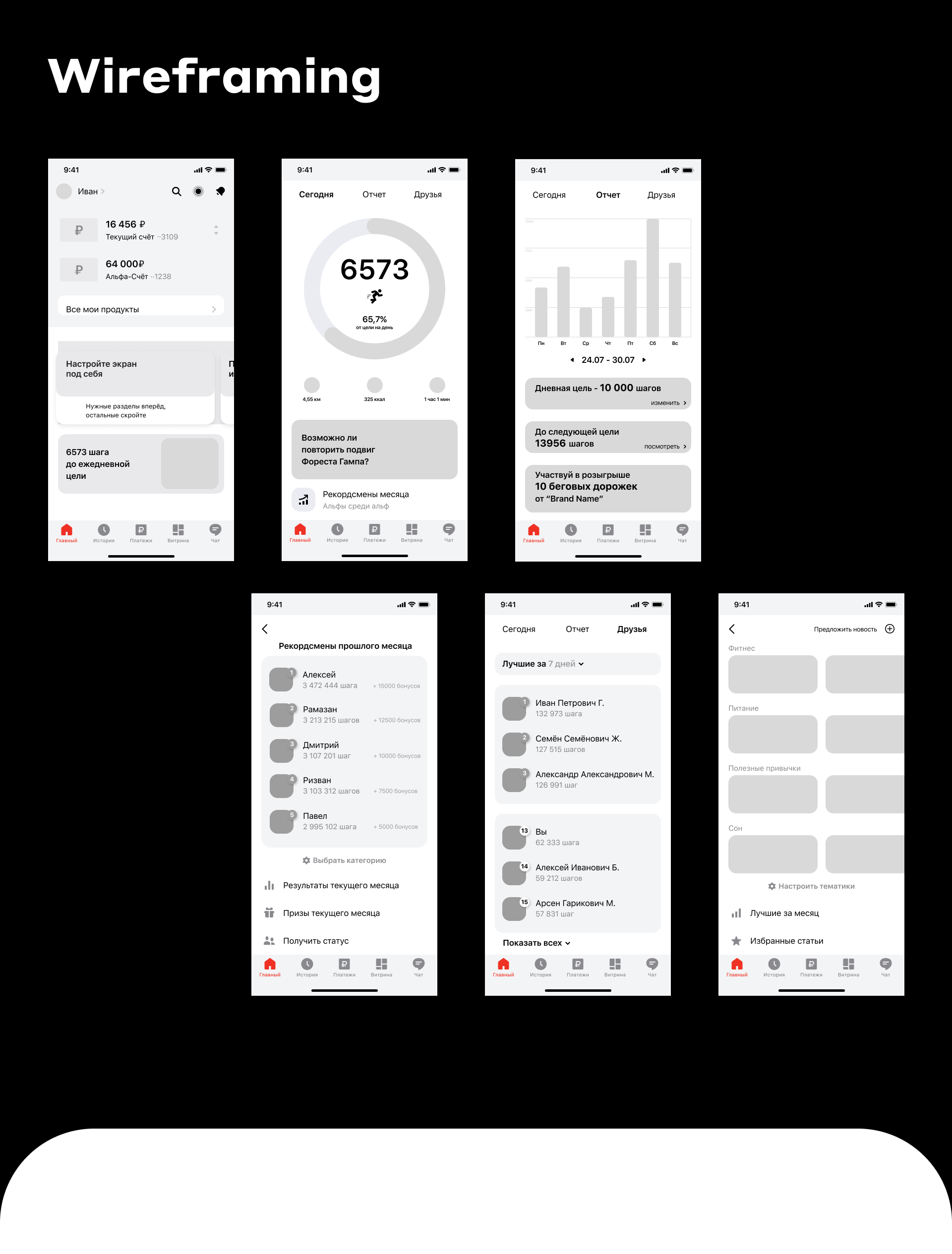 BBE x Alfa Design Challenge | Mobile app | Ux/Ui — Изображение №7 — Интерфейсы на Dprofile
