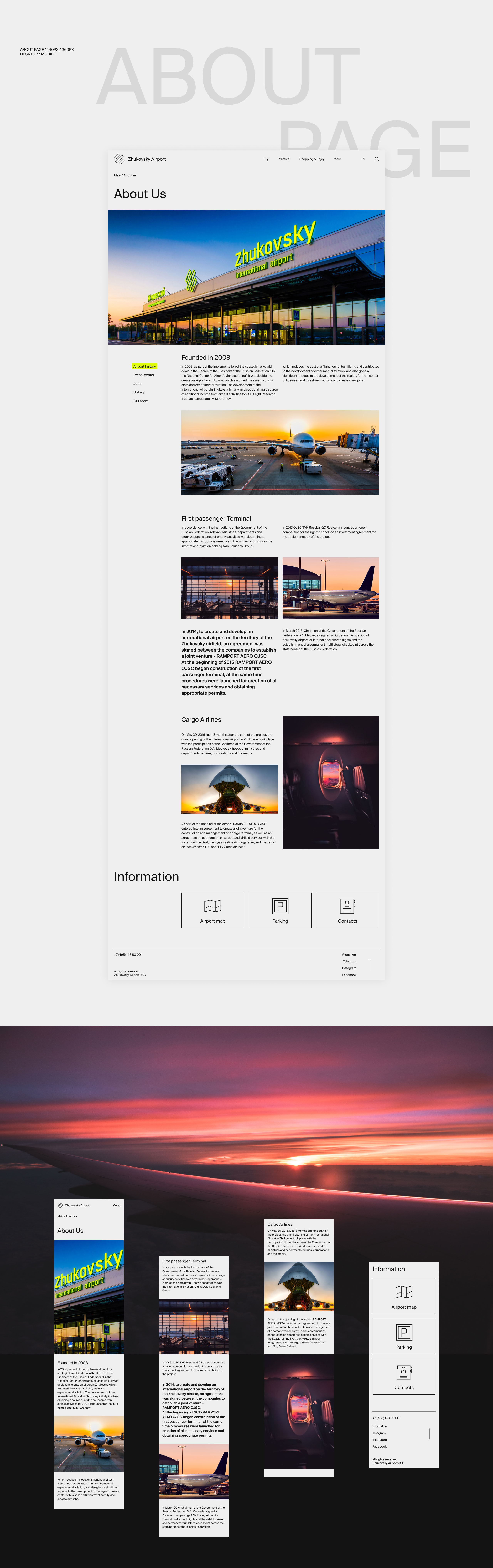 ZHUKOVSKY AIRPORT — Изображение №4 — Интерфейсы на Dprofile