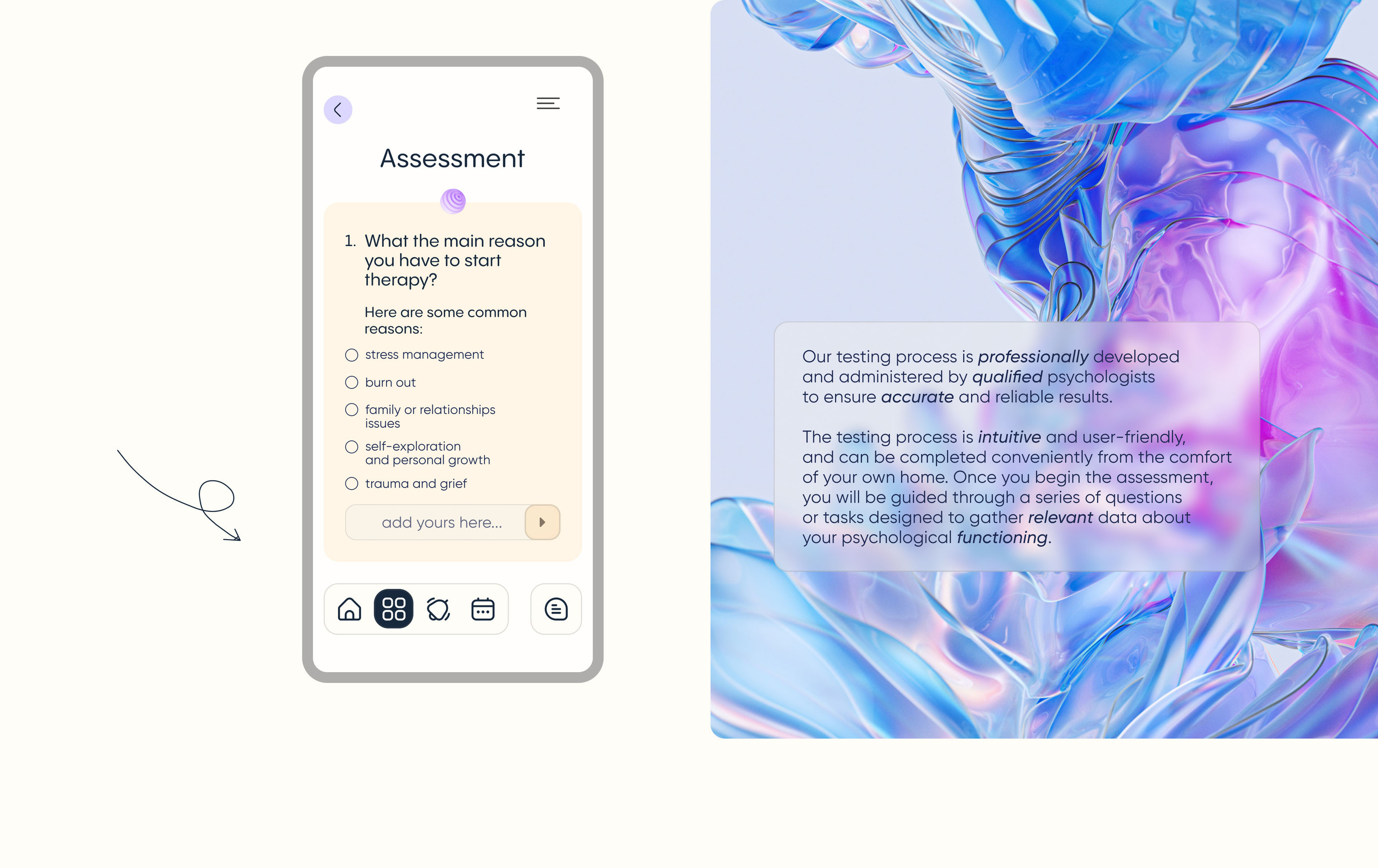 Insight - Mental Health Service — Изображение №12 — Интерфейсы, Анимация на Dprofile