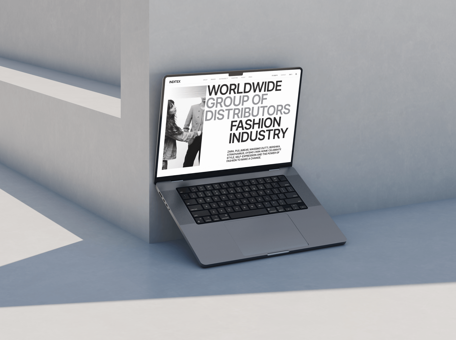 INDITEX | Corporate website — Изображение №1 — Интерфейсы, Анимация на Dprofile