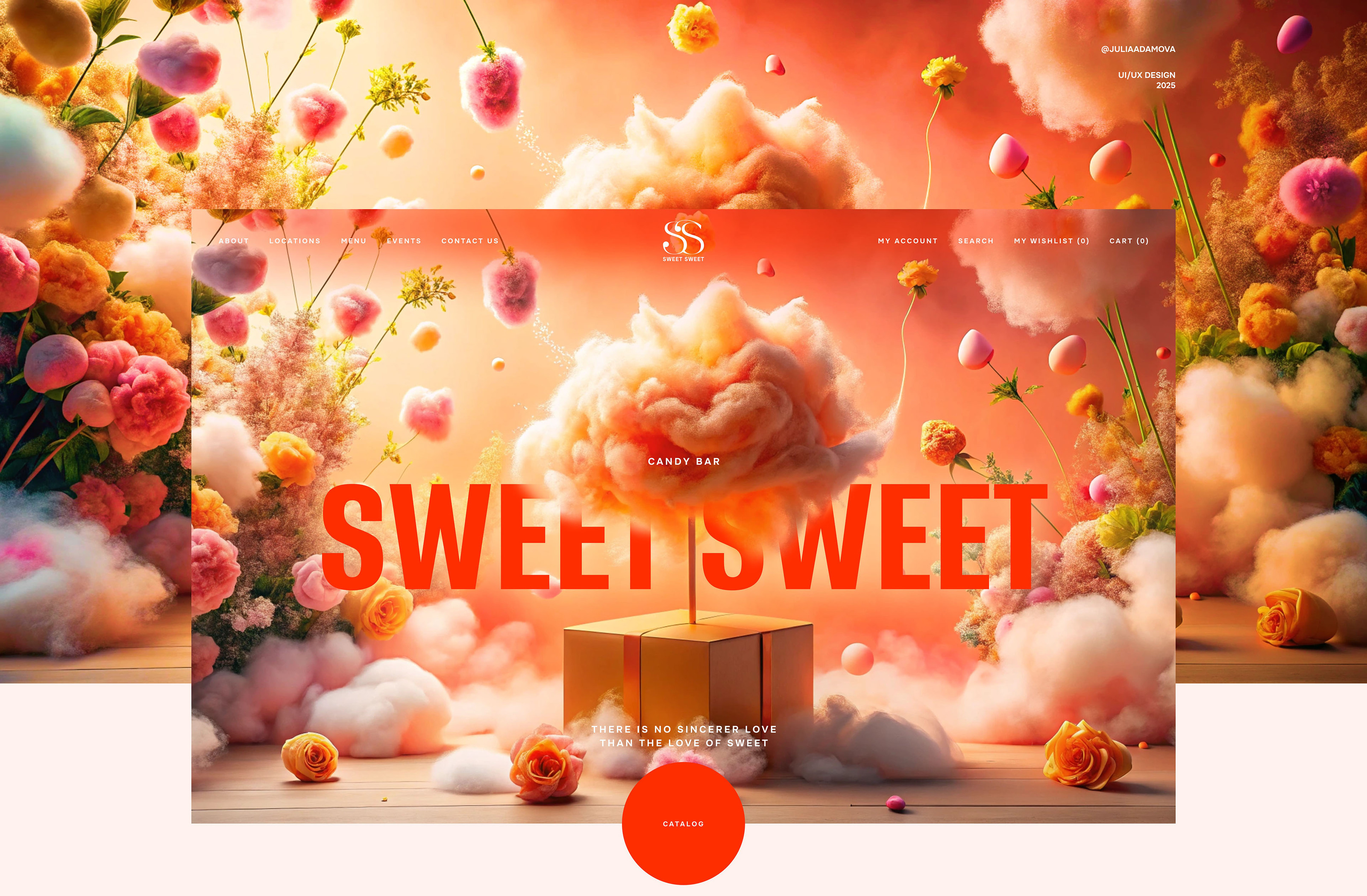 E-commerce — Candy Shop Sweet Sweet — Изображение №1 — Интерфейсы, Иллюстрация на Dprofile