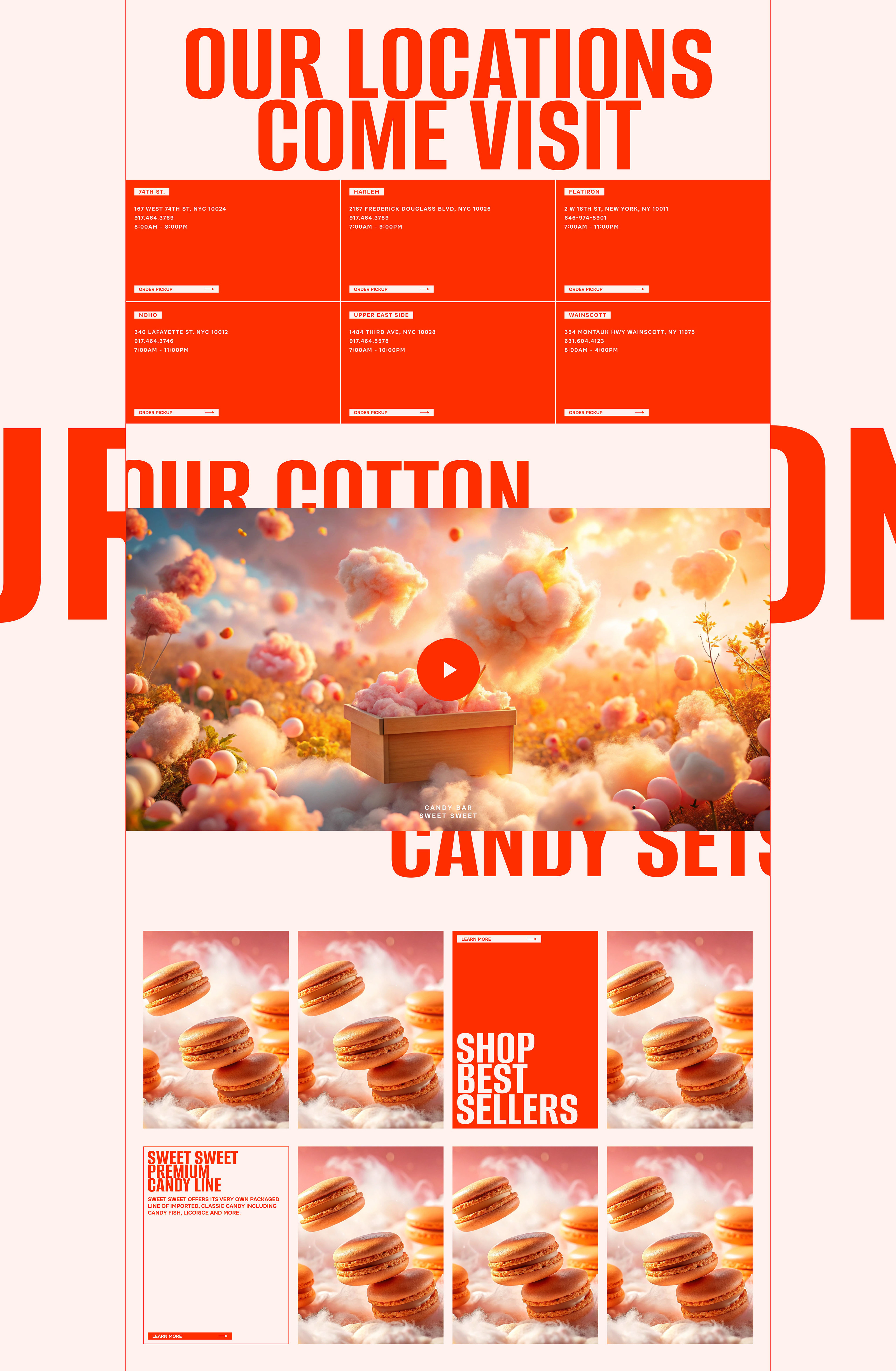 E-commerce — Candy Shop Sweet Sweet — Изображение №5 — Интерфейсы, Иллюстрация на Dprofile