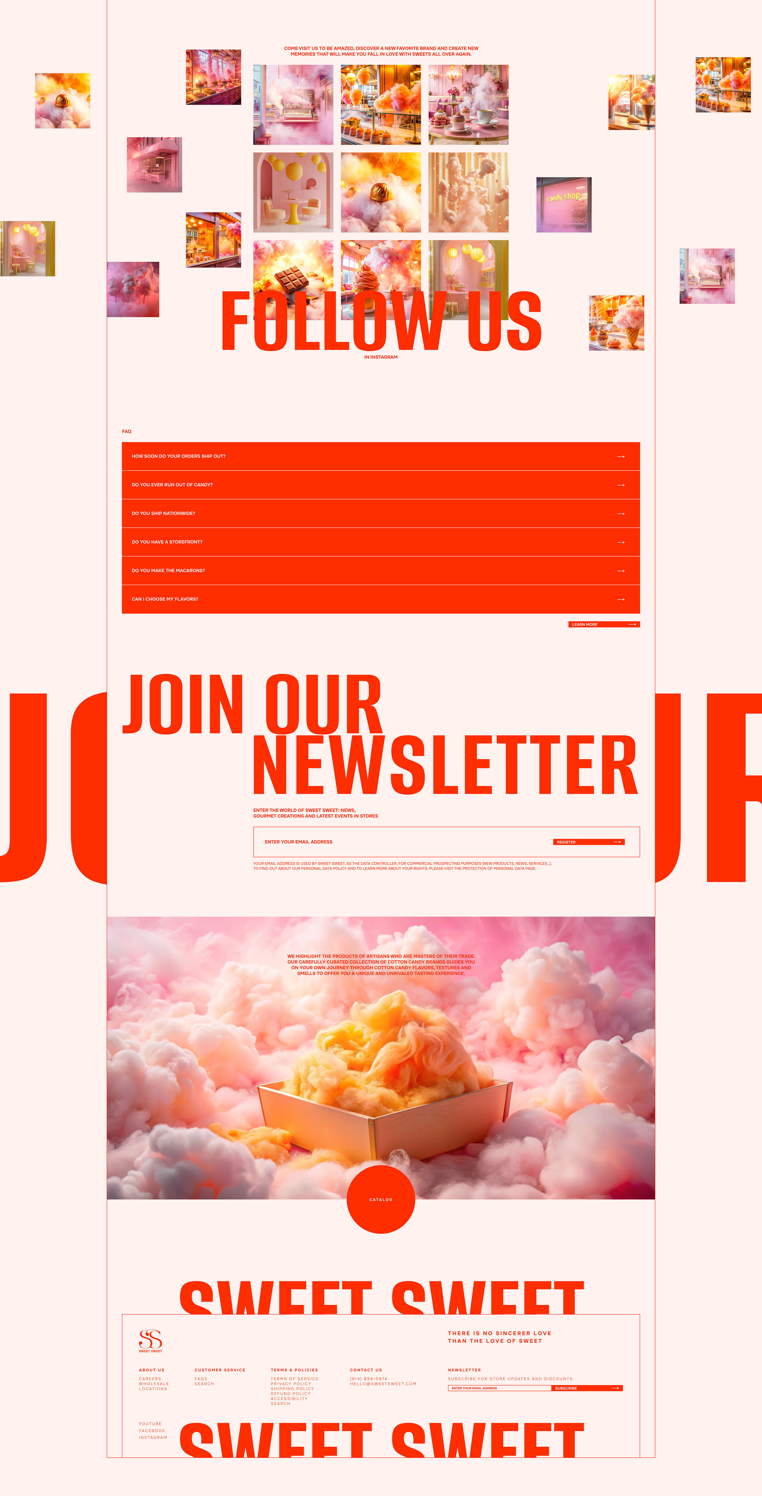 E-commerce — Candy Shop Sweet Sweet — Изображение №7 — Интерфейсы, Иллюстрация на Dprofile