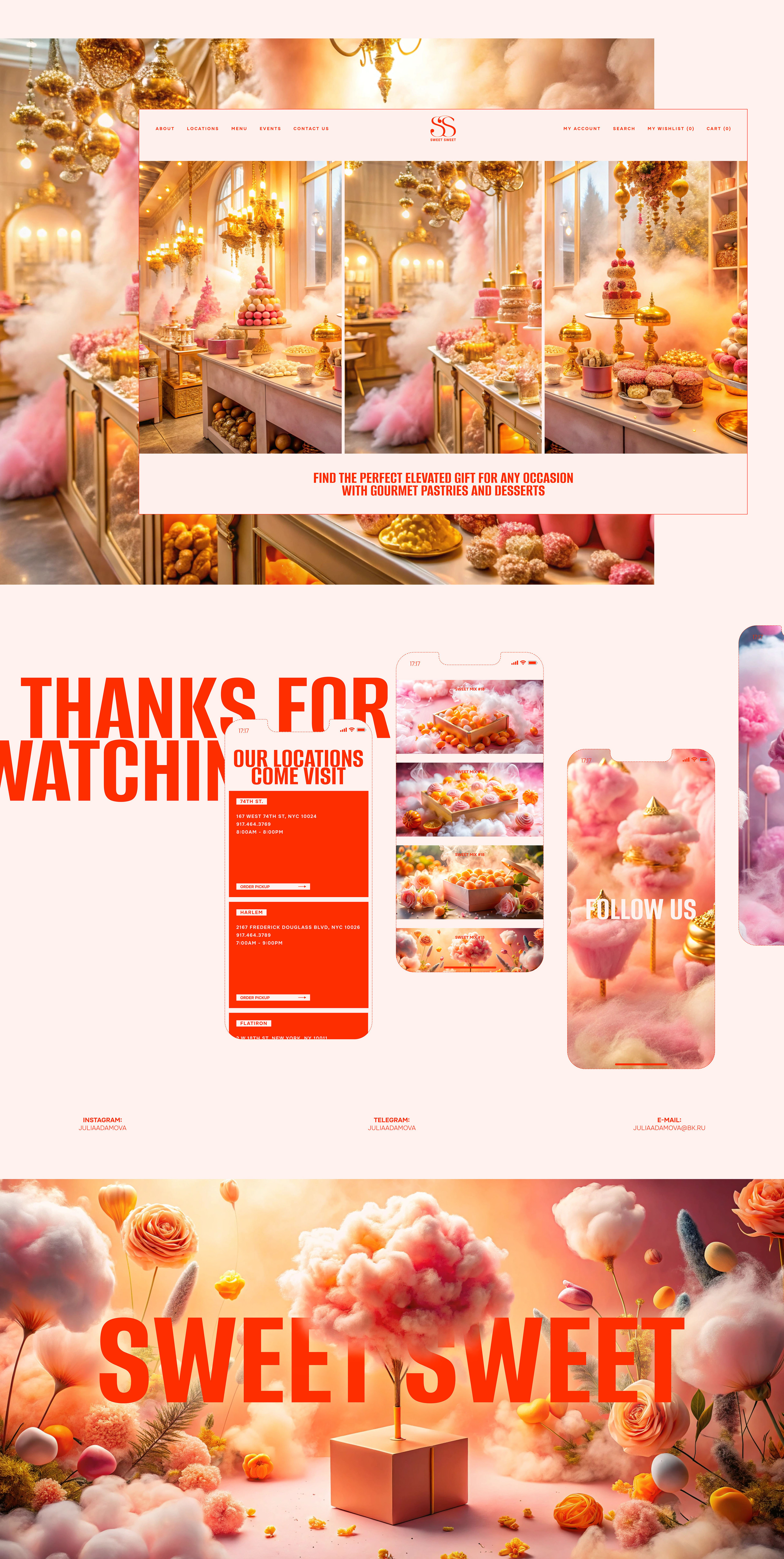 E-commerce — Candy Shop Sweet Sweet — Изображение №10 — Интерфейсы, Иллюстрация на Dprofile