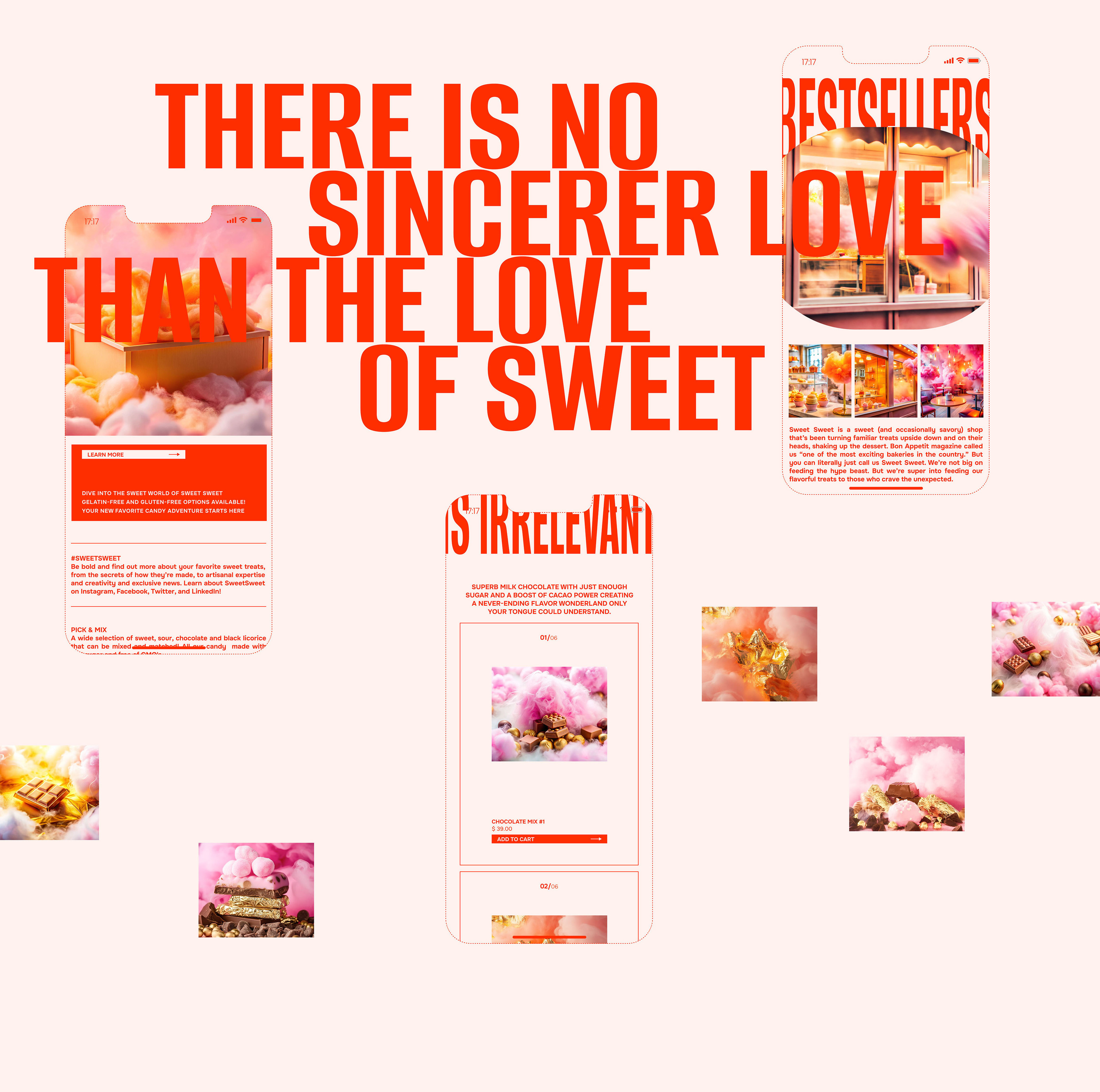 E-commerce — Candy Shop Sweet Sweet — Изображение №2 — Интерфейсы, Иллюстрация на Dprofile
