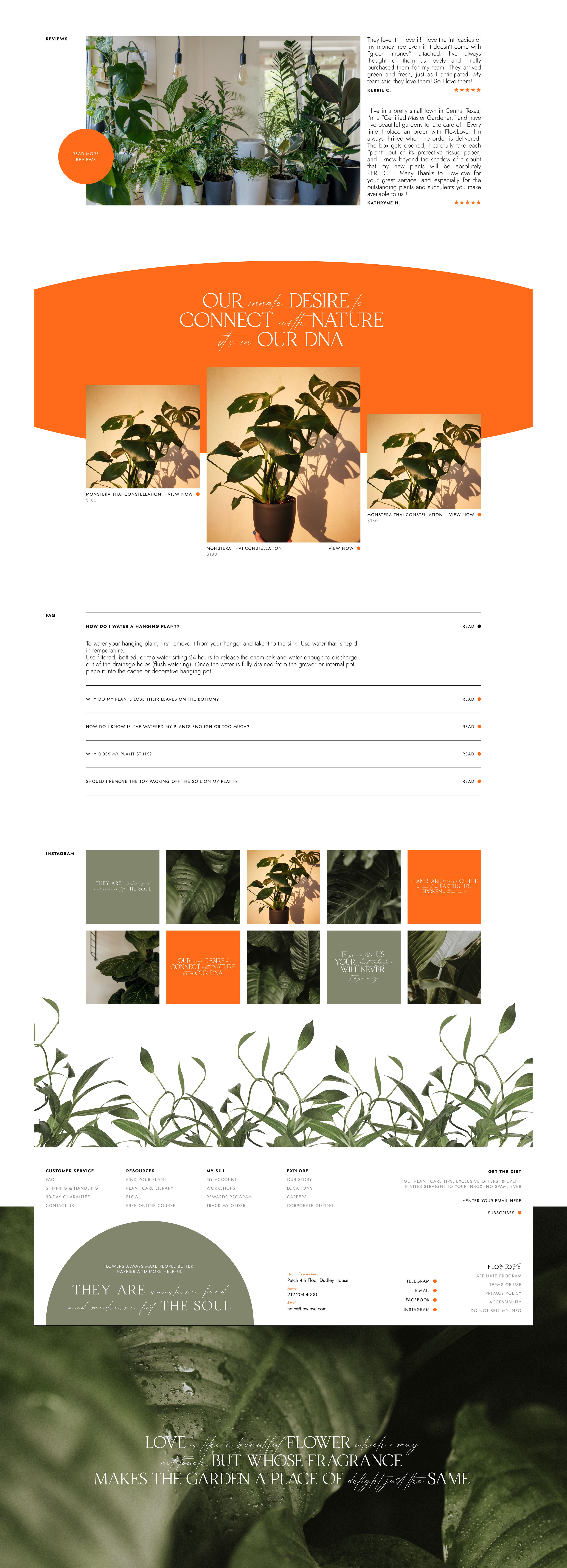 Online Store For Plant Shop — Изображение №4 — Интерфейсы на Dprofile