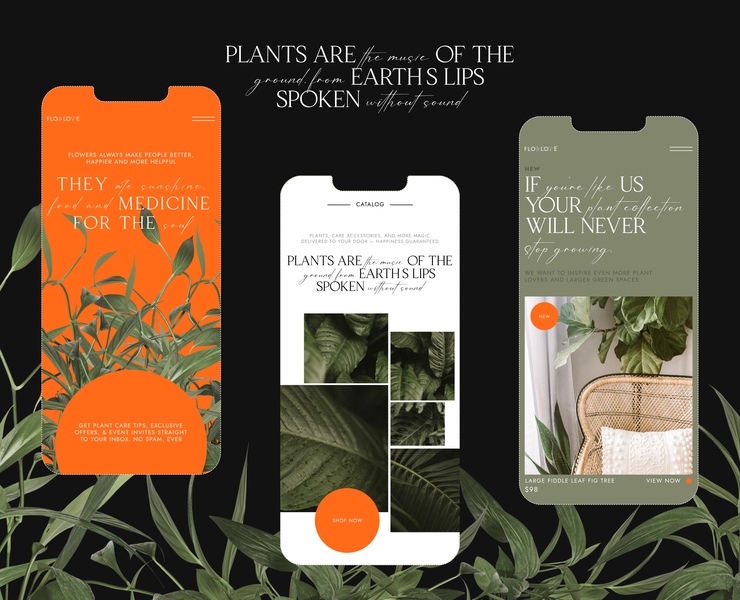 Online Store For Plant Shop на Dprofile