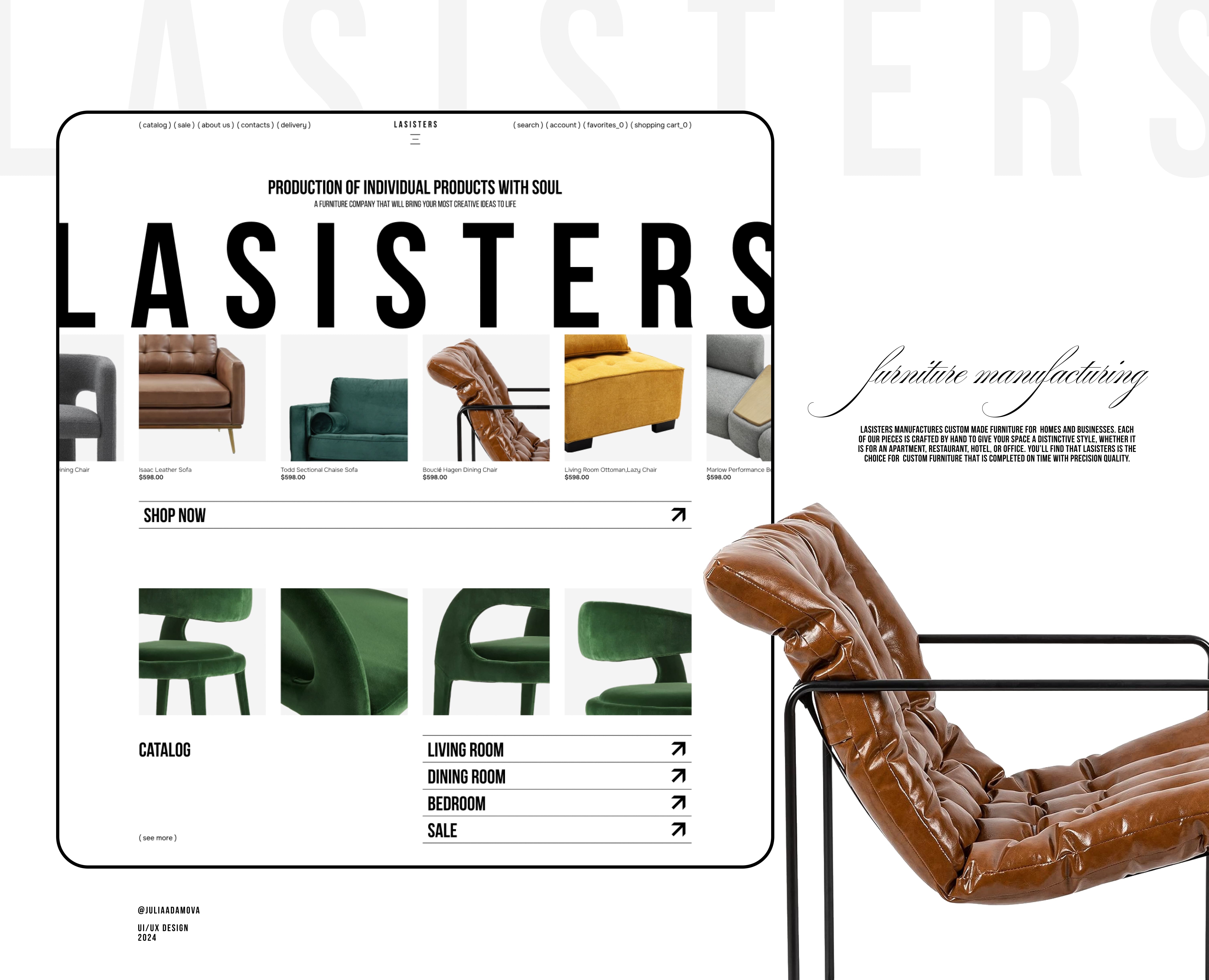 Lasisters | Furniture online store | E-commerce на Dprofile