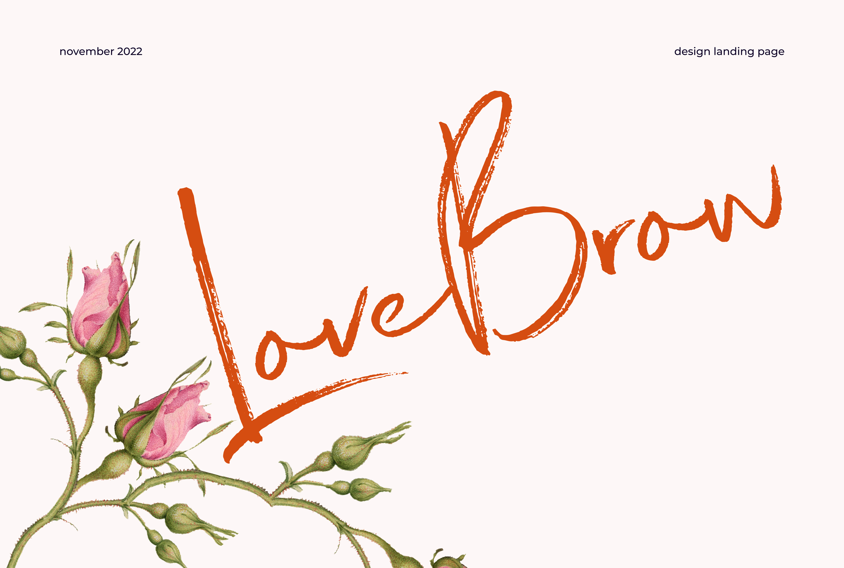 LoveBrow | Landing page for brow master — Изображение №1 — Интерфейсы на Dprofile