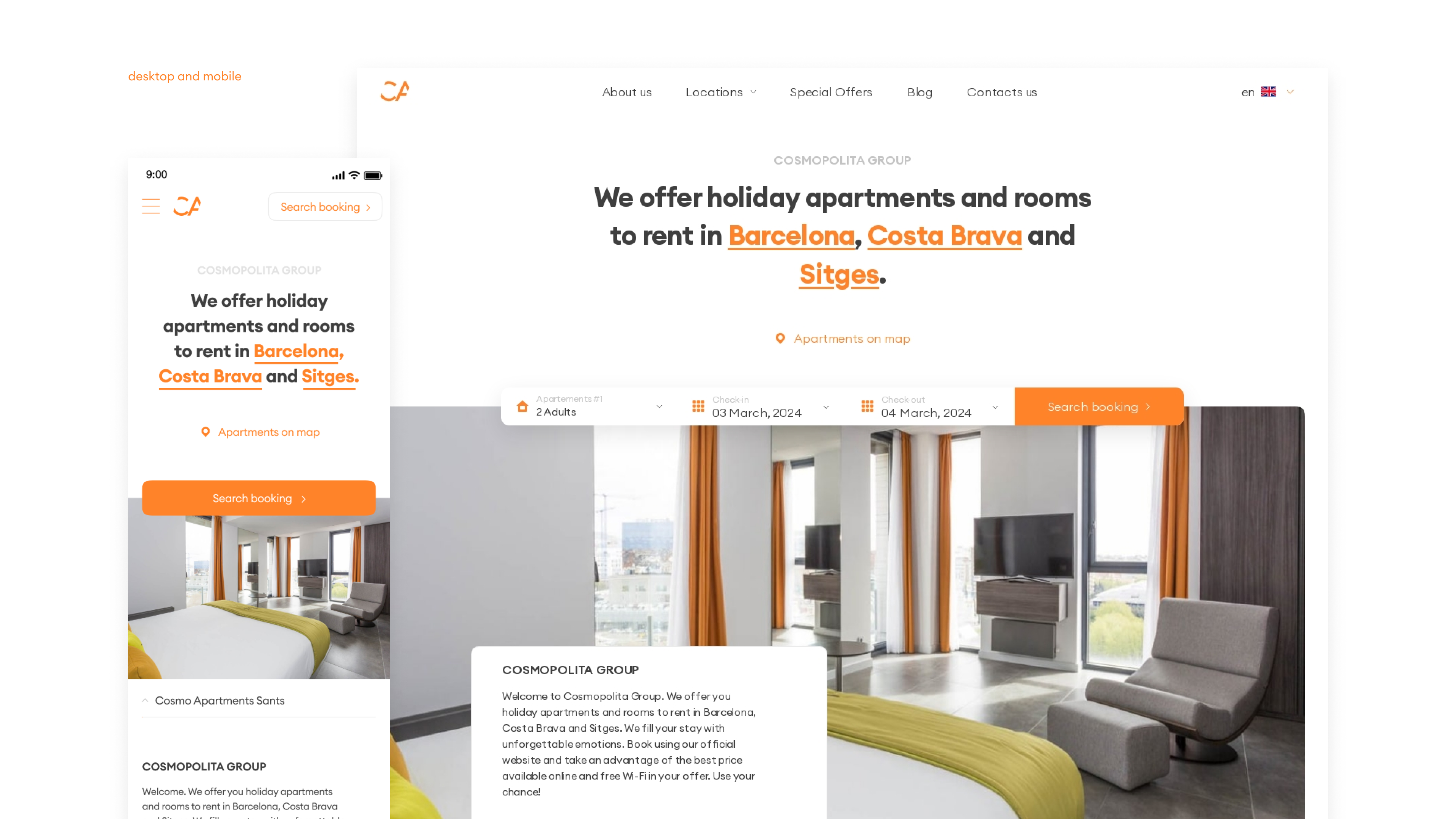 Разработка сайта бронирования | Проект для bigcreation.ru — Изображение №4 — Интерфейсы, Брендинг на Dprofile